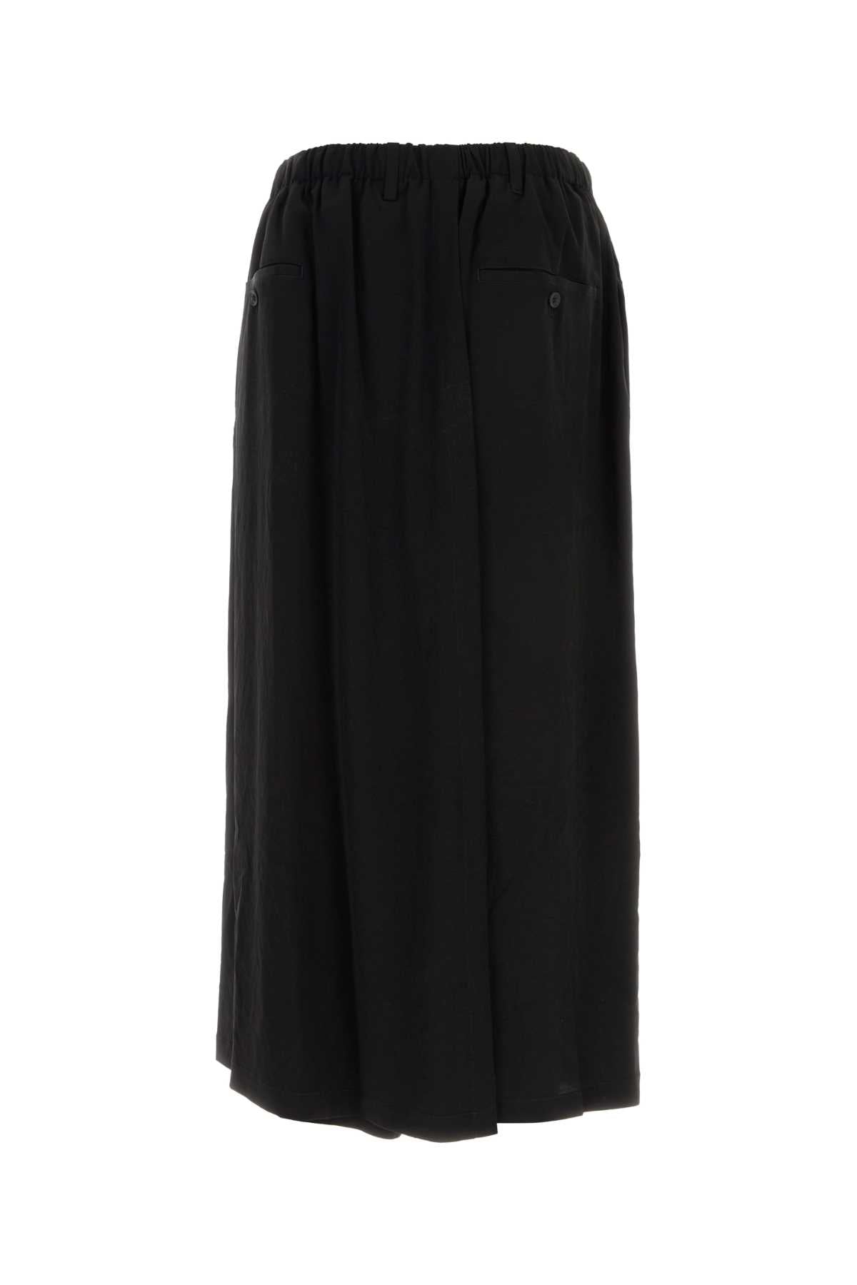YOHJI YAMAMOTO Stylish Triacetate Blend Pant-Skirt for Men