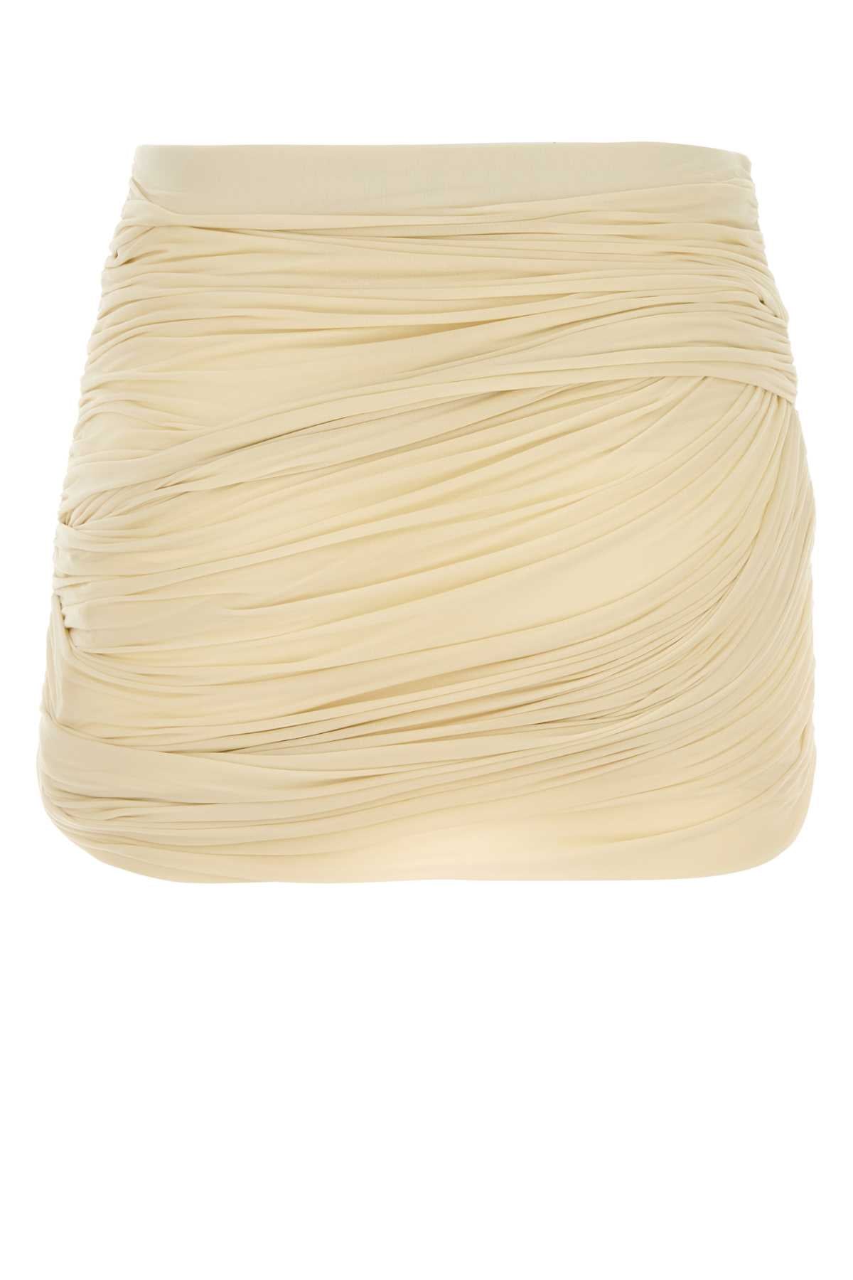 MAGDA BUTRYM Chic Stretch Cupro Mini Skirt for Women