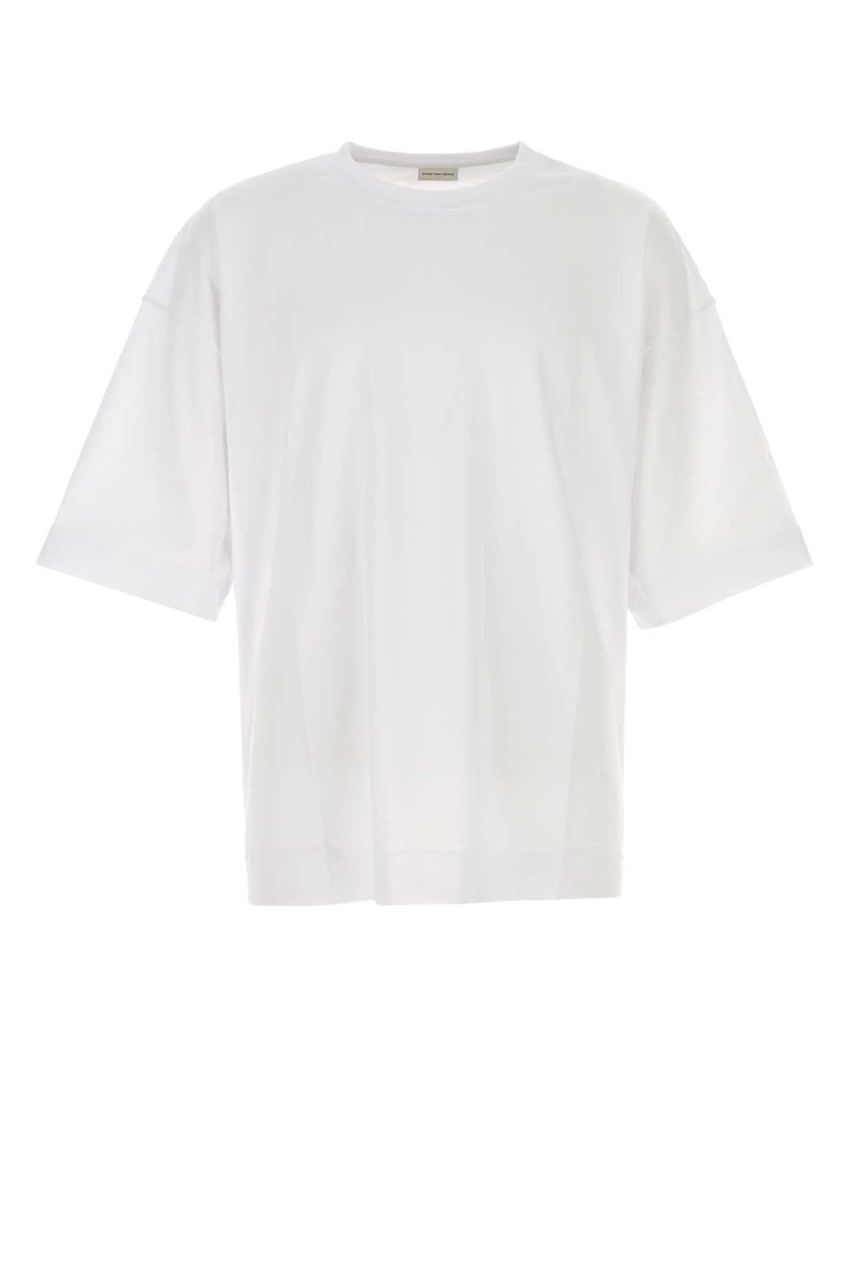 DRIES VAN NOTEN Oversized Hen T-Shirt for Men - FW25