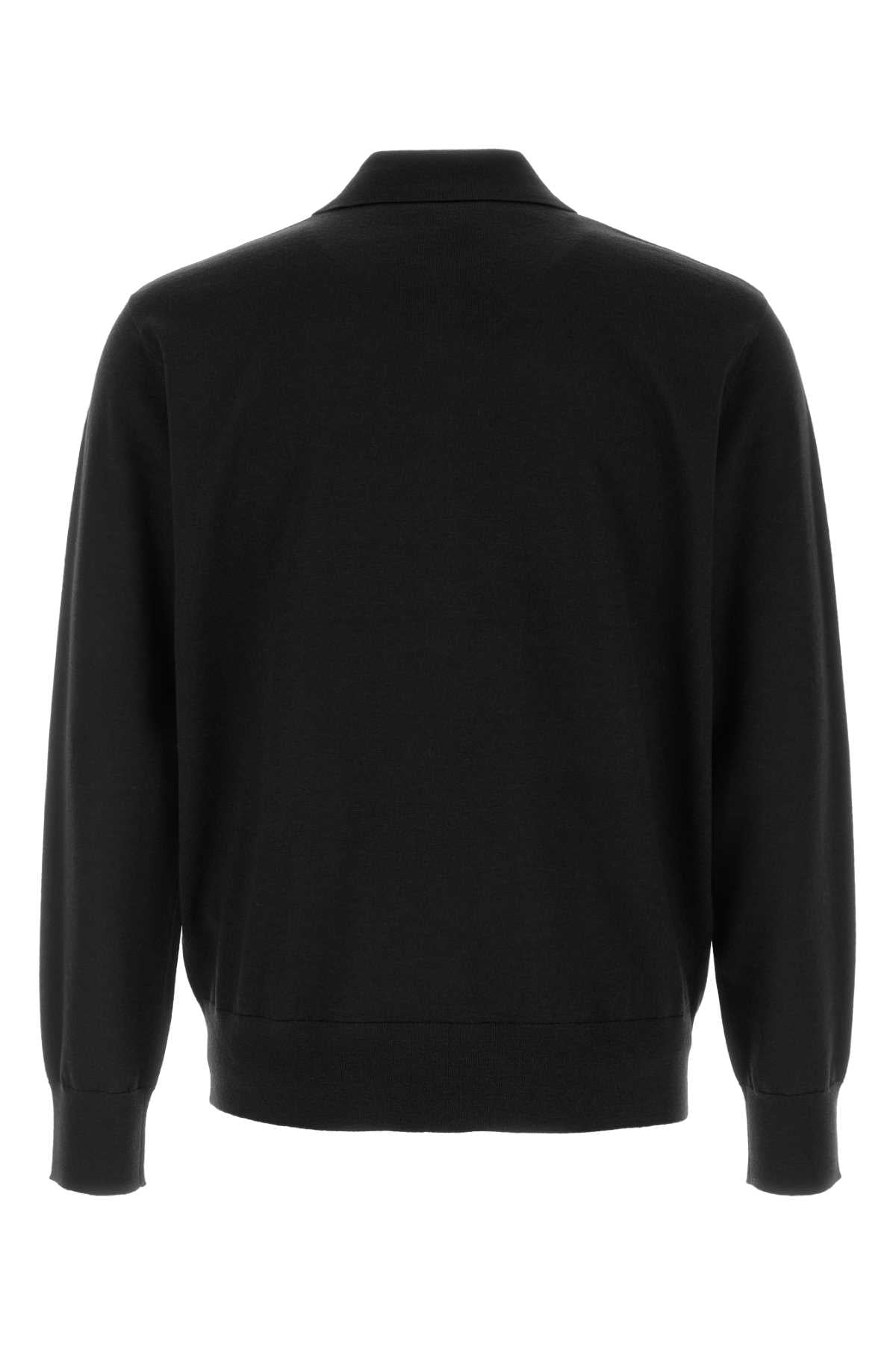 DRIES VAN NOTEN Classic Merino Wool Polo Shirt for Men