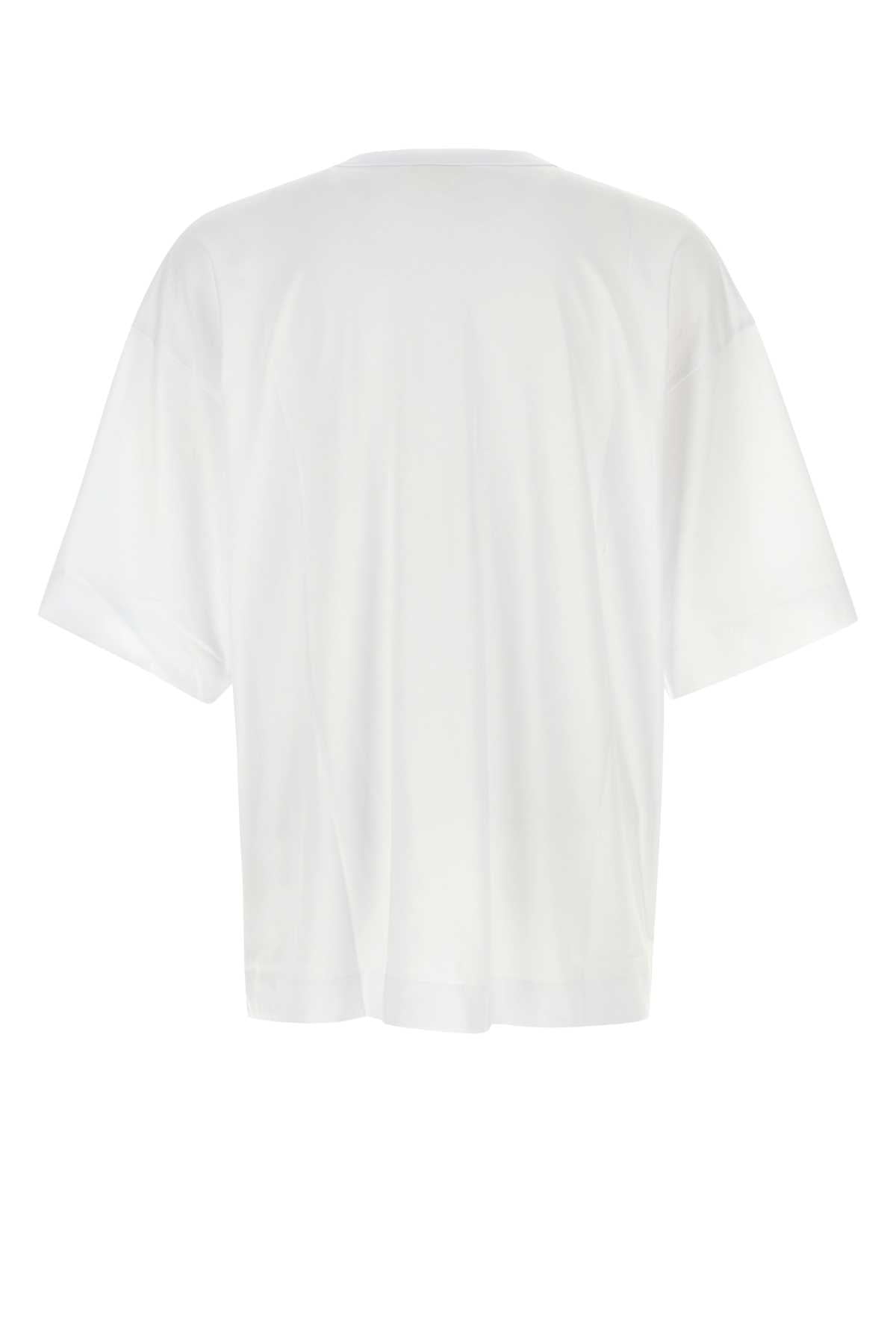 DRIES VAN NOTEN Oversize Cotton T-Shirt for Men - FW25 Collection
