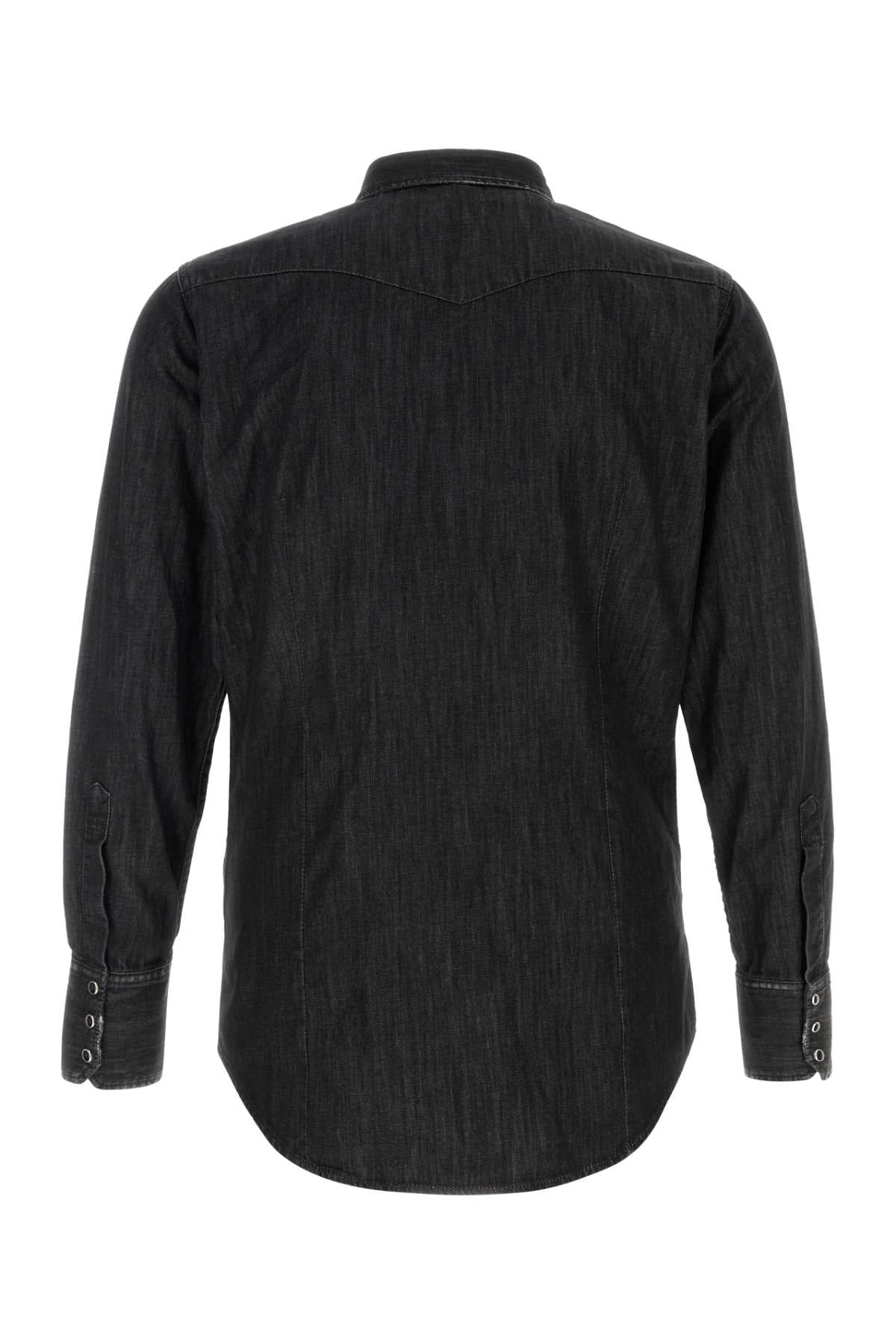 DSQUARED Classic Western Denim Shirt for Men - Size Available