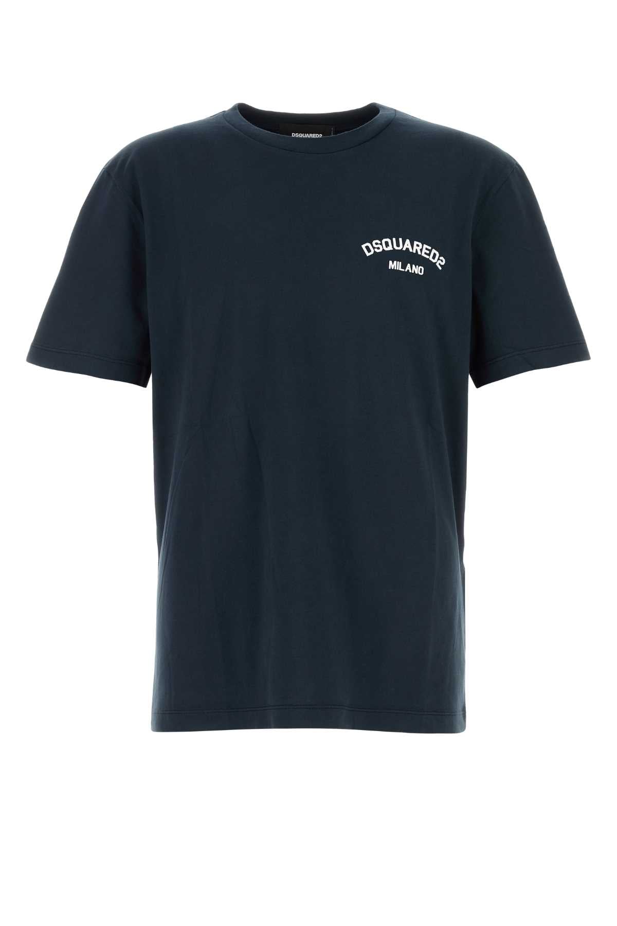 DSQUARED Cotton Classic Crew Neck T-Shirt for Men - FW25