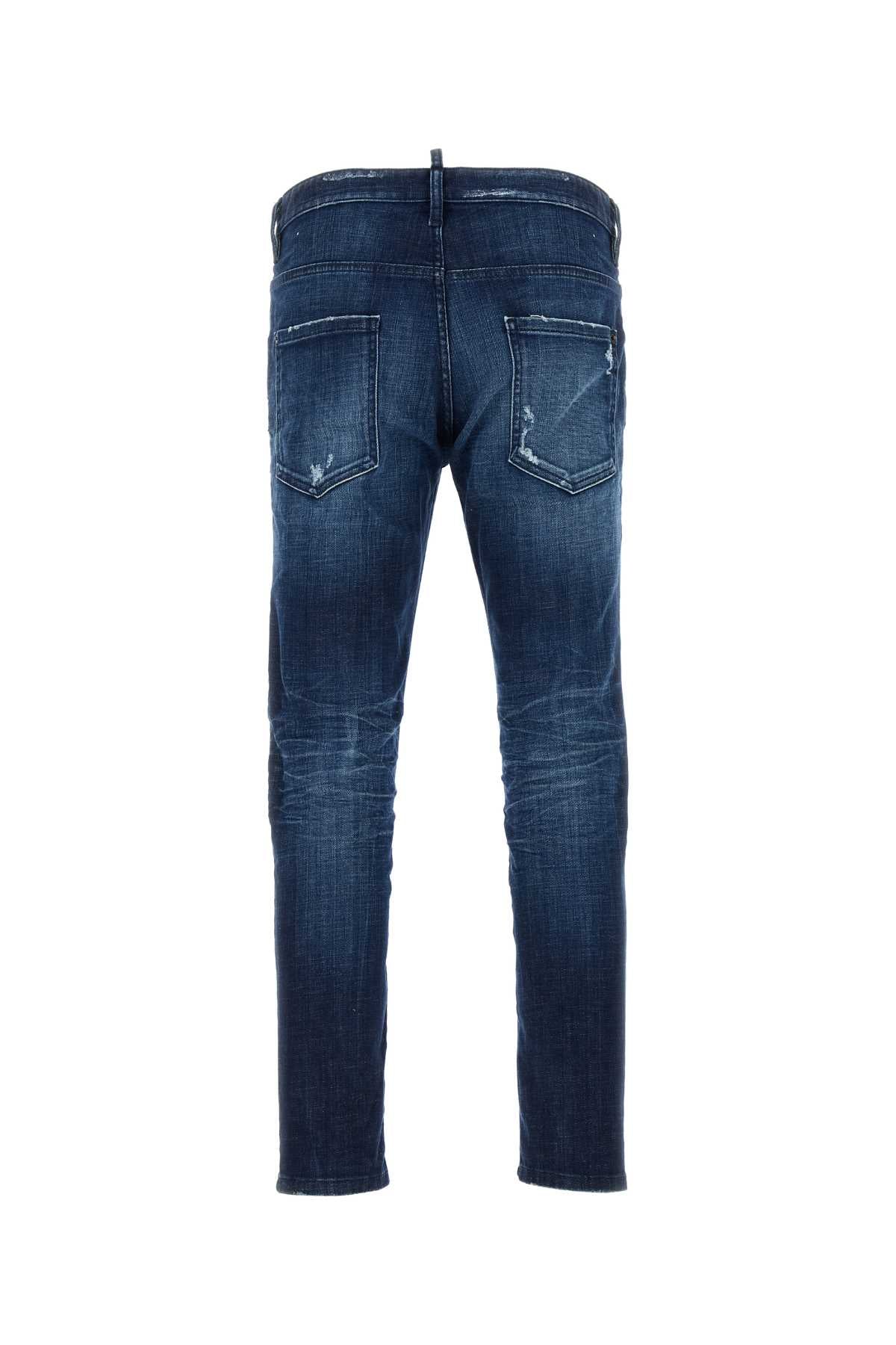 DSQUARED Men's Stretch Denim Skater Jeans