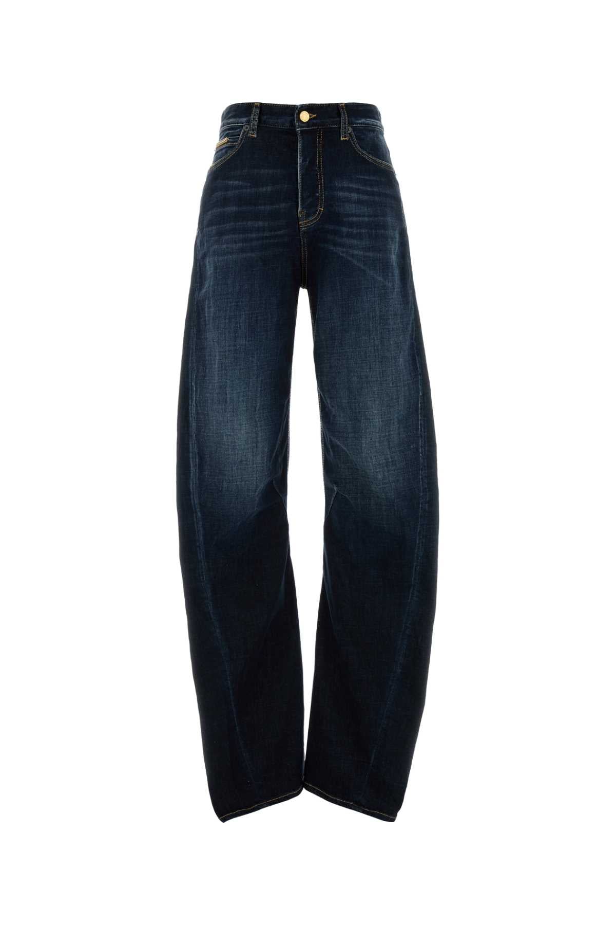 DSQUARED Twisted Wide-Leg Jeans