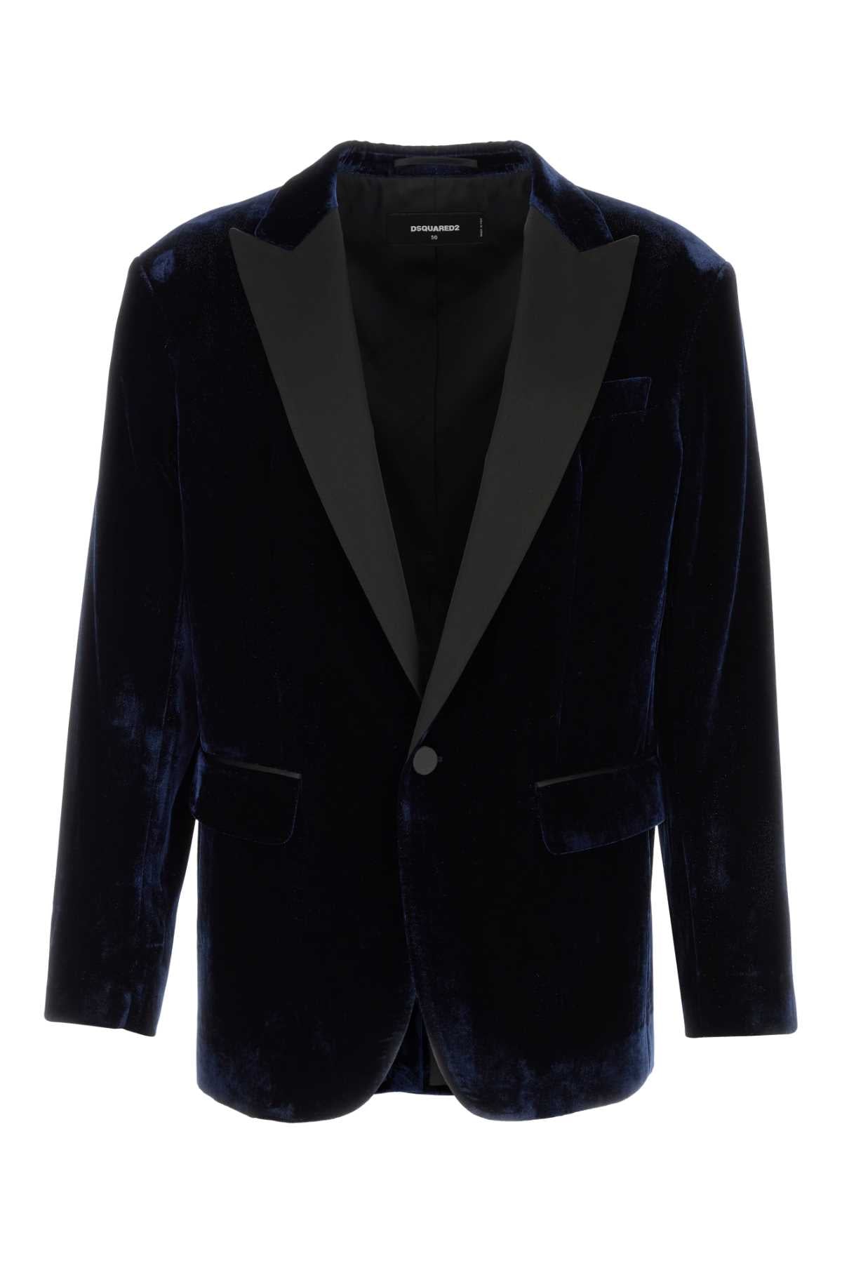 DSQUARED Velvet Blazer for Men - Perfect for 25W Season