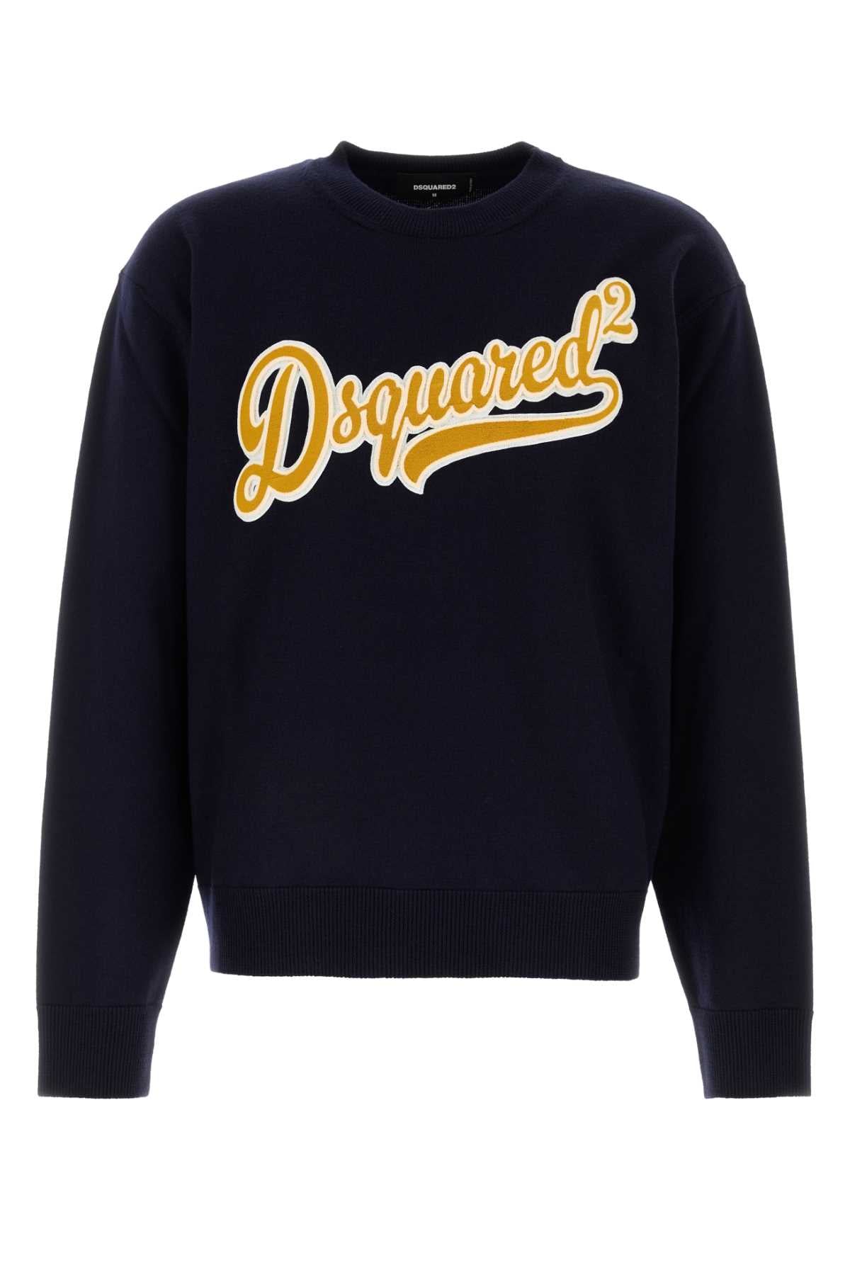 DSQUARED Classic Virgin Wool Sweater for Men - 25W Season