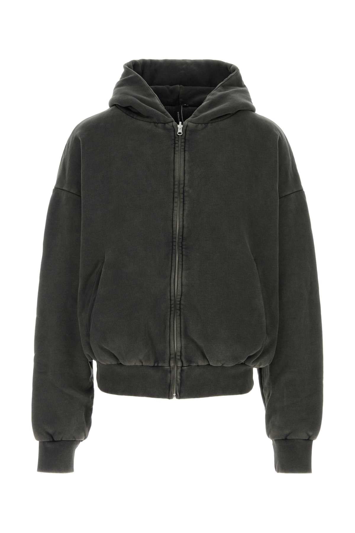 ENTIRE STUDIOS Graphite Cotton Thermal Sweatshirt - Unisex