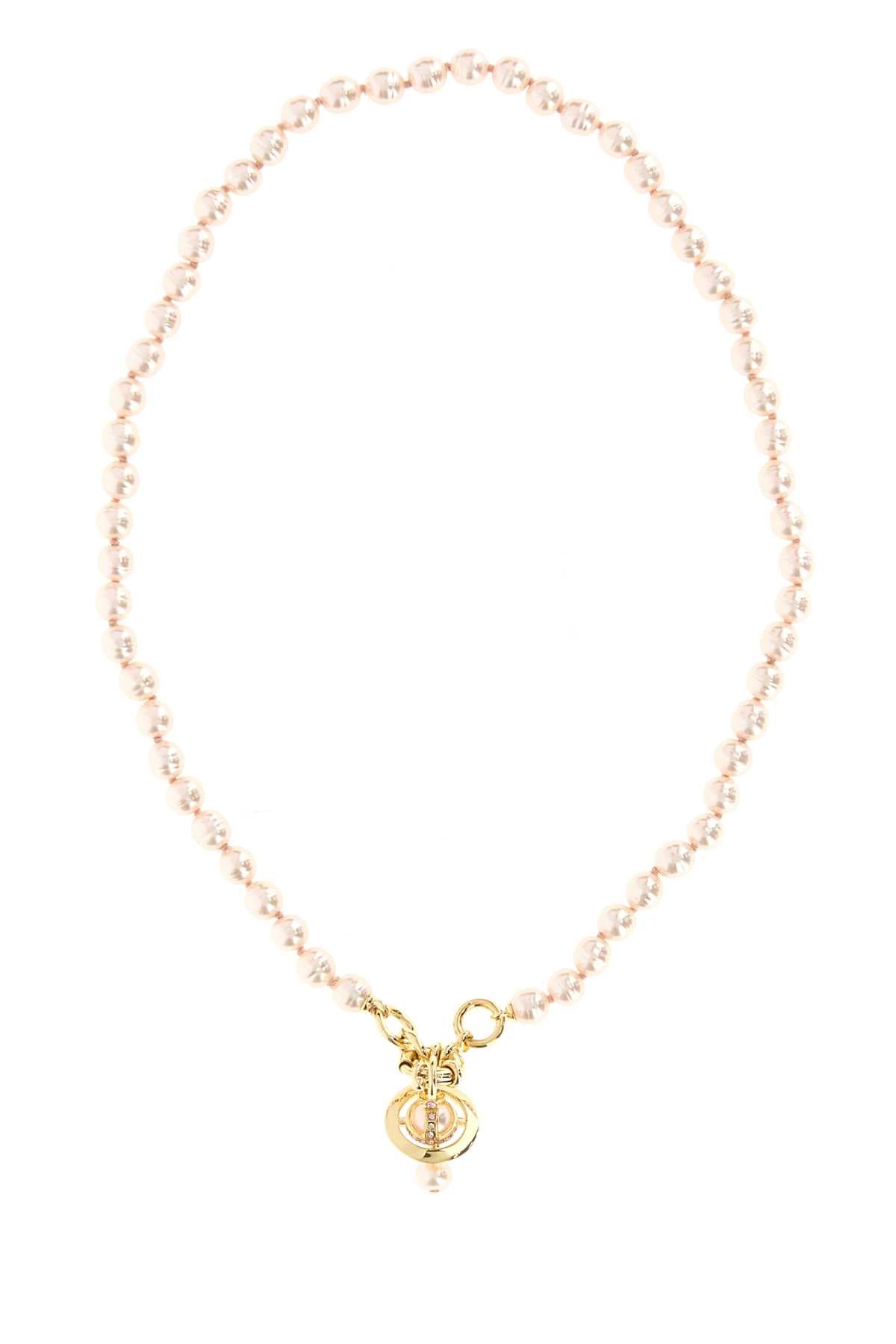 VIVIENNE WESTWOOD Ivory Pearls Aleksa Necklace - Max Circumference 40 cm