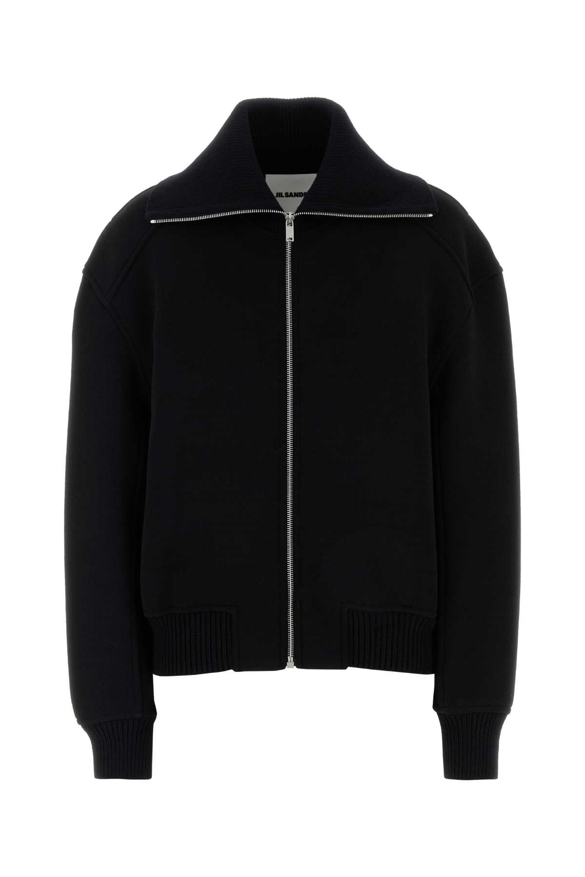 JIL SANDER Wool Blend Bomber Jacket