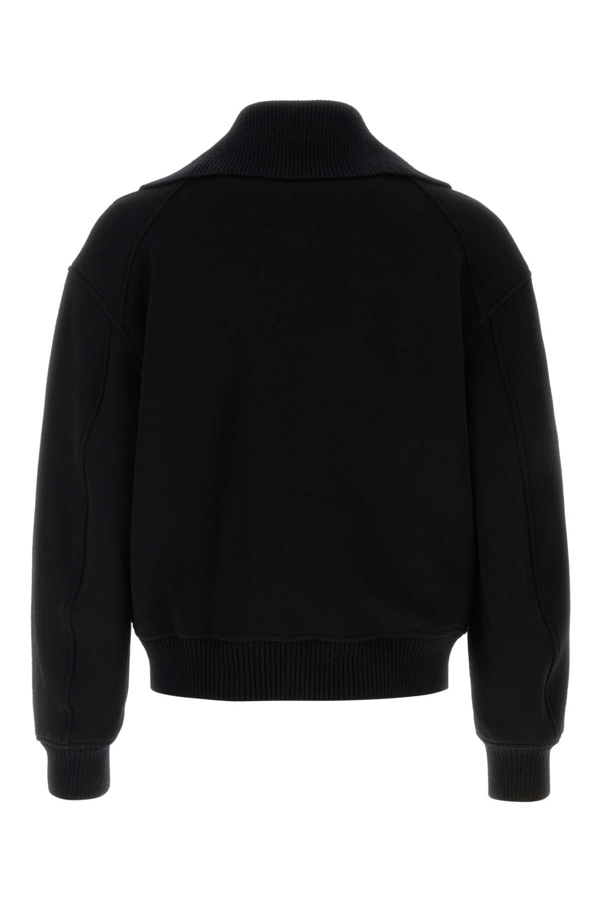 JIL SANDER Wool Blend Bomber Jacket for Men