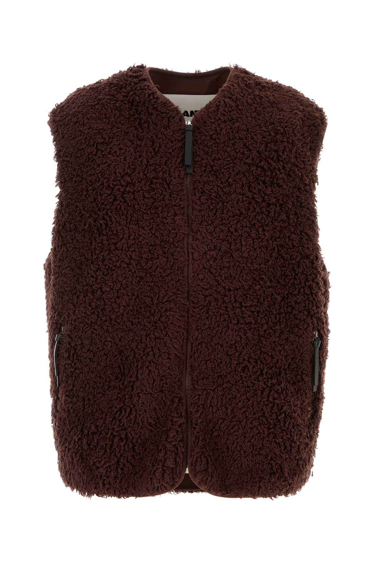JIL SANDER Soft Teddy Vest for Men - FW25 Collection