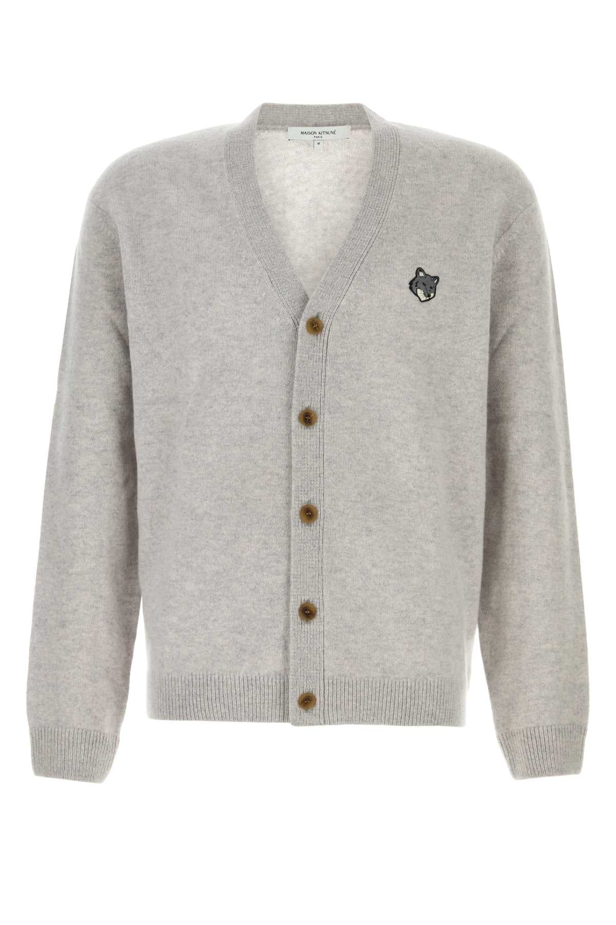MAISON KITSUNE Light Wool Cardigan for Men - FW25