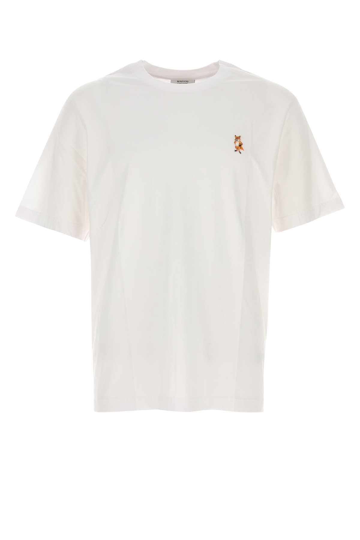 MAISON KITSUNE Cotton T-Shirt for Men - FW25 Collection