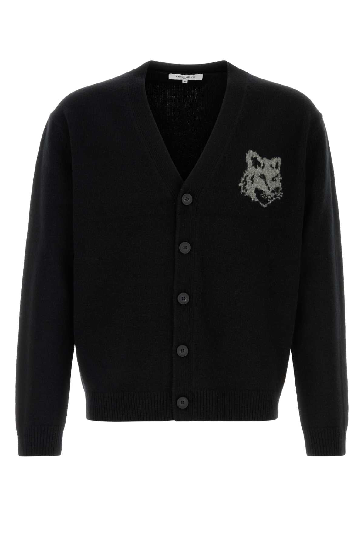 MAISON KITSUNE Wool Cardigan for Men - FW25 Collection