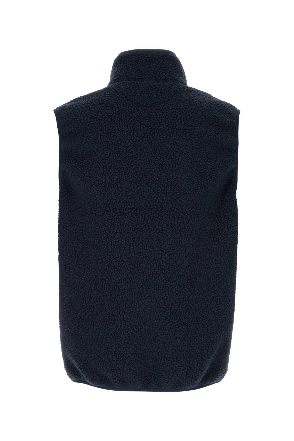 MAISON KITSUNE Stylish Pile Sleeveless Jacket for Men - FW25 Edition