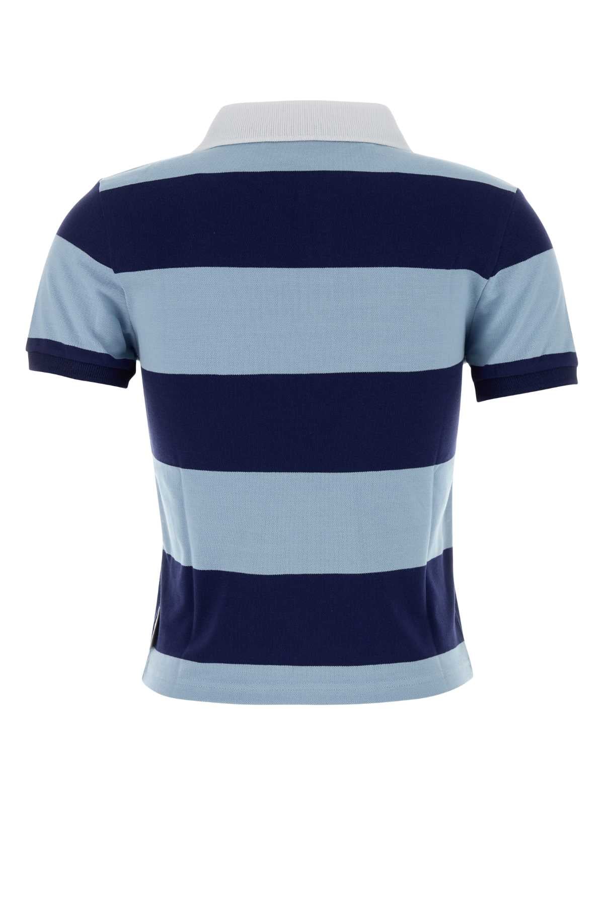 A.P.C. Embroidered Stretch Piquet Polo Shirt for Women