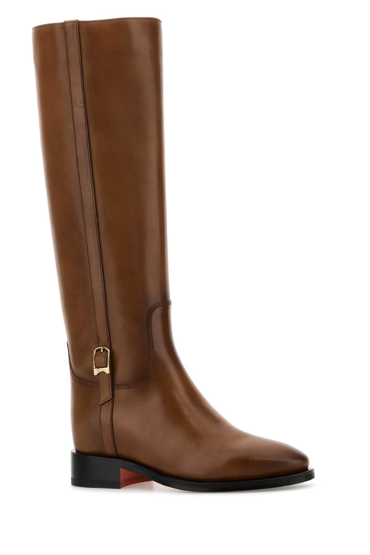 SANTONI Mandy Mini Leather Boots for Women