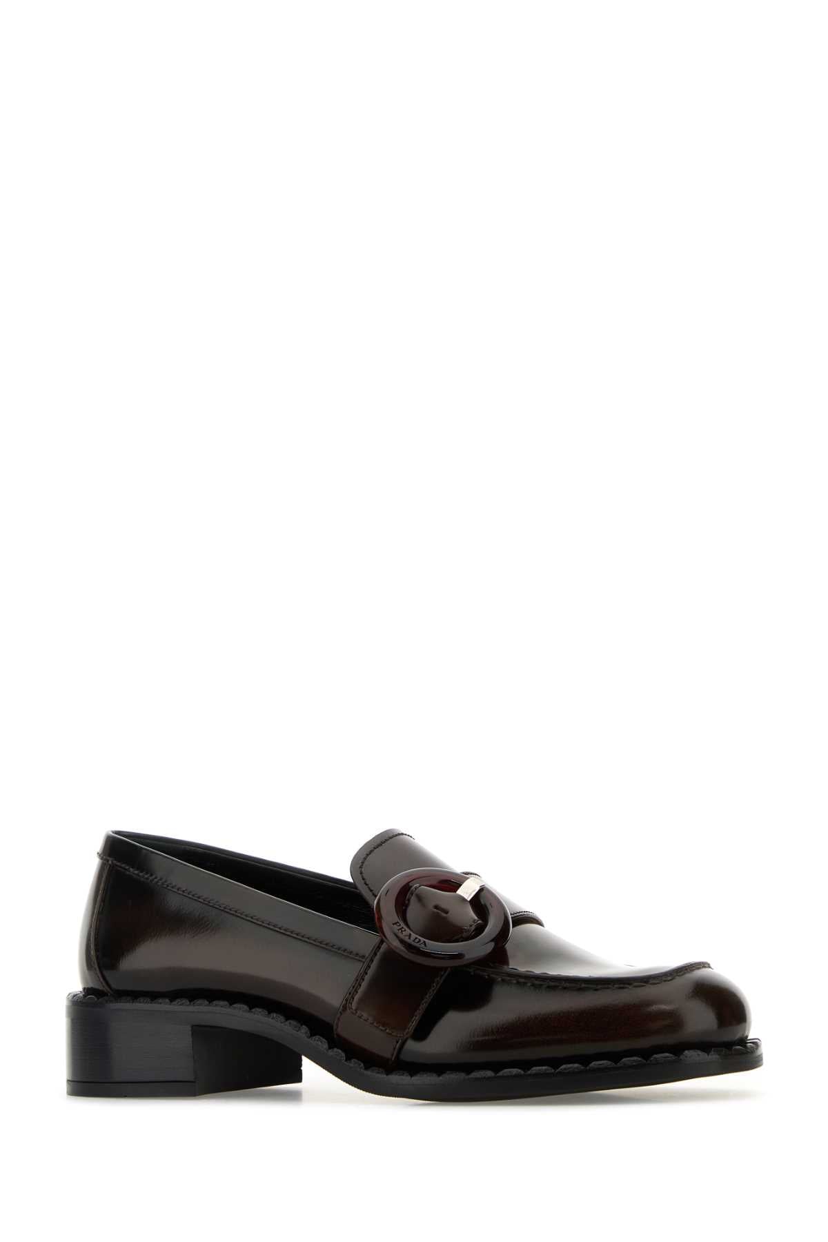 PRADA Elegant Leather Loafers - Perfect for Every Occasion