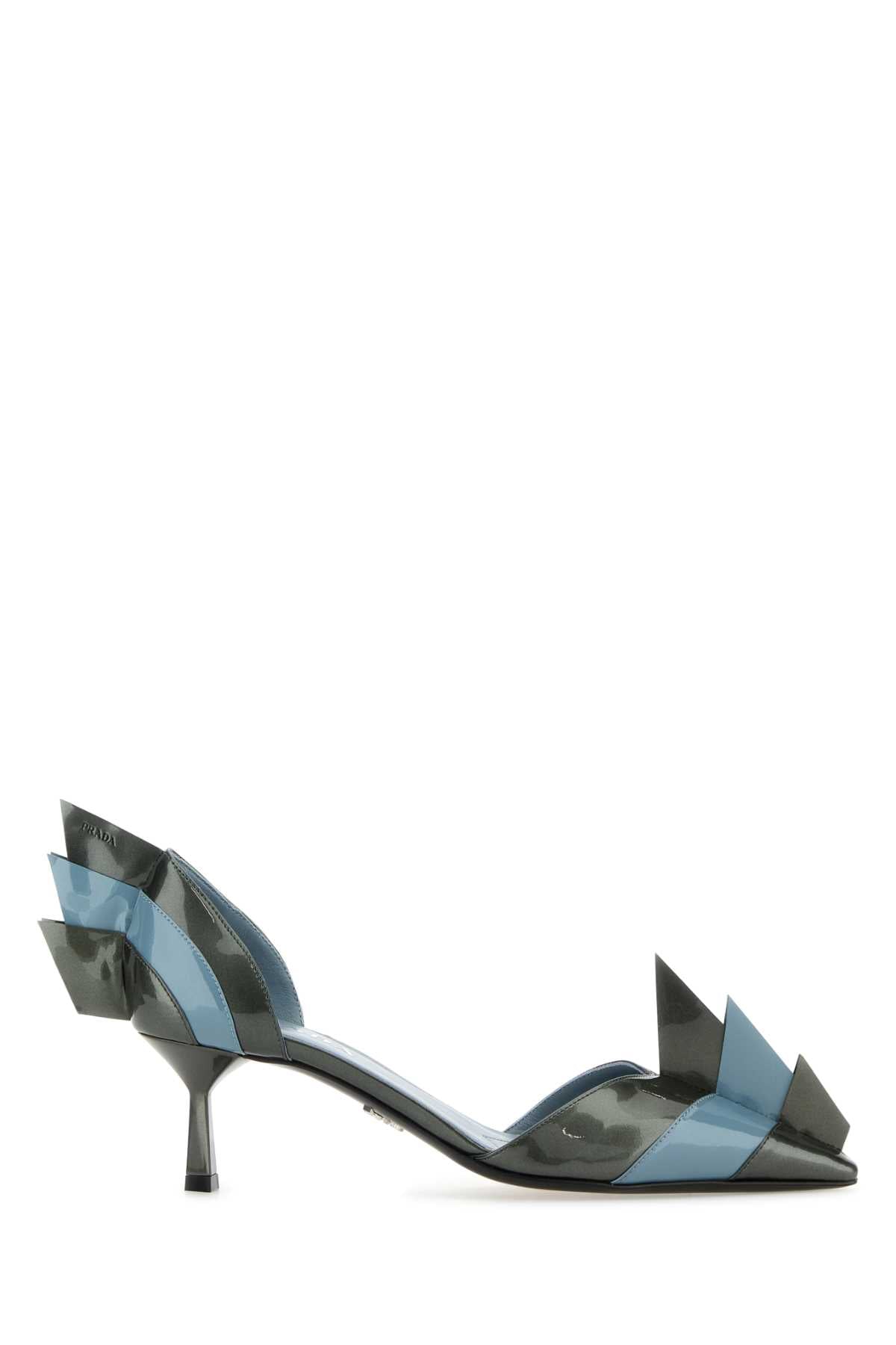 PRADA Two-tone Leather Pumps with 5.5 cm Heel