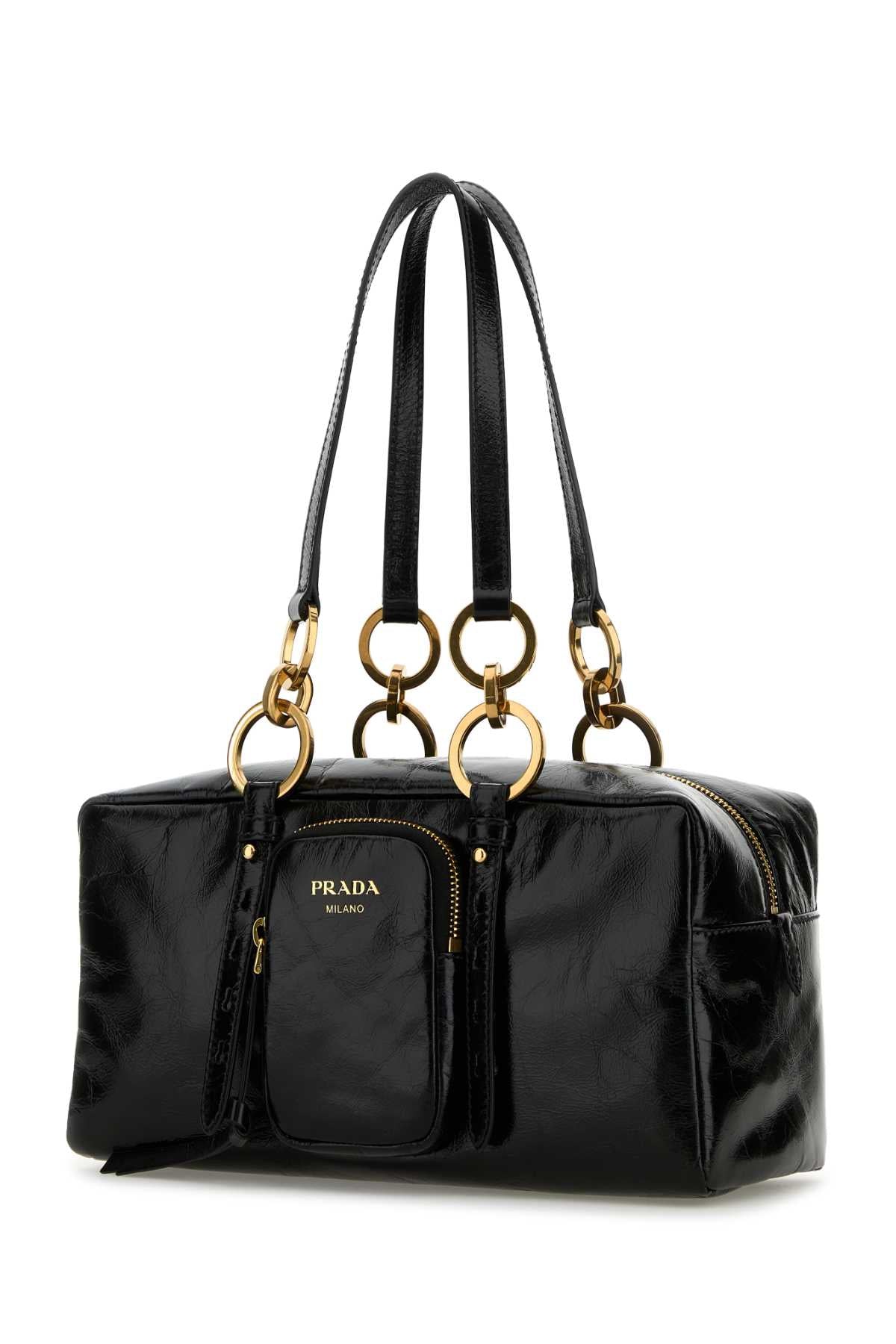 PRADA Mini Leather Handbag - 31 cm x 15 cm x 12 cm