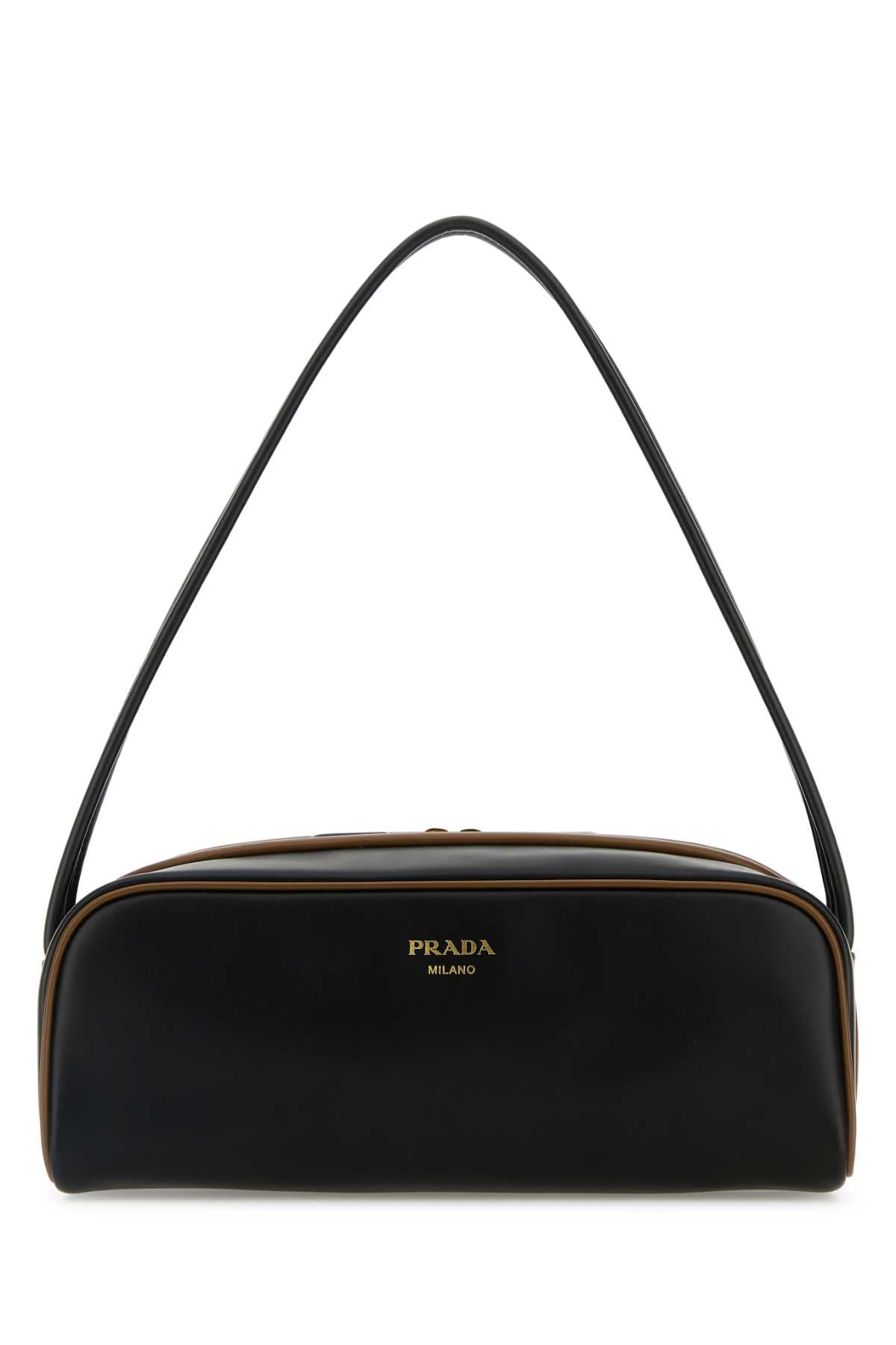 PRADA Leather Shoulder Handbag - 29 cm x 12 cm x 11 cm