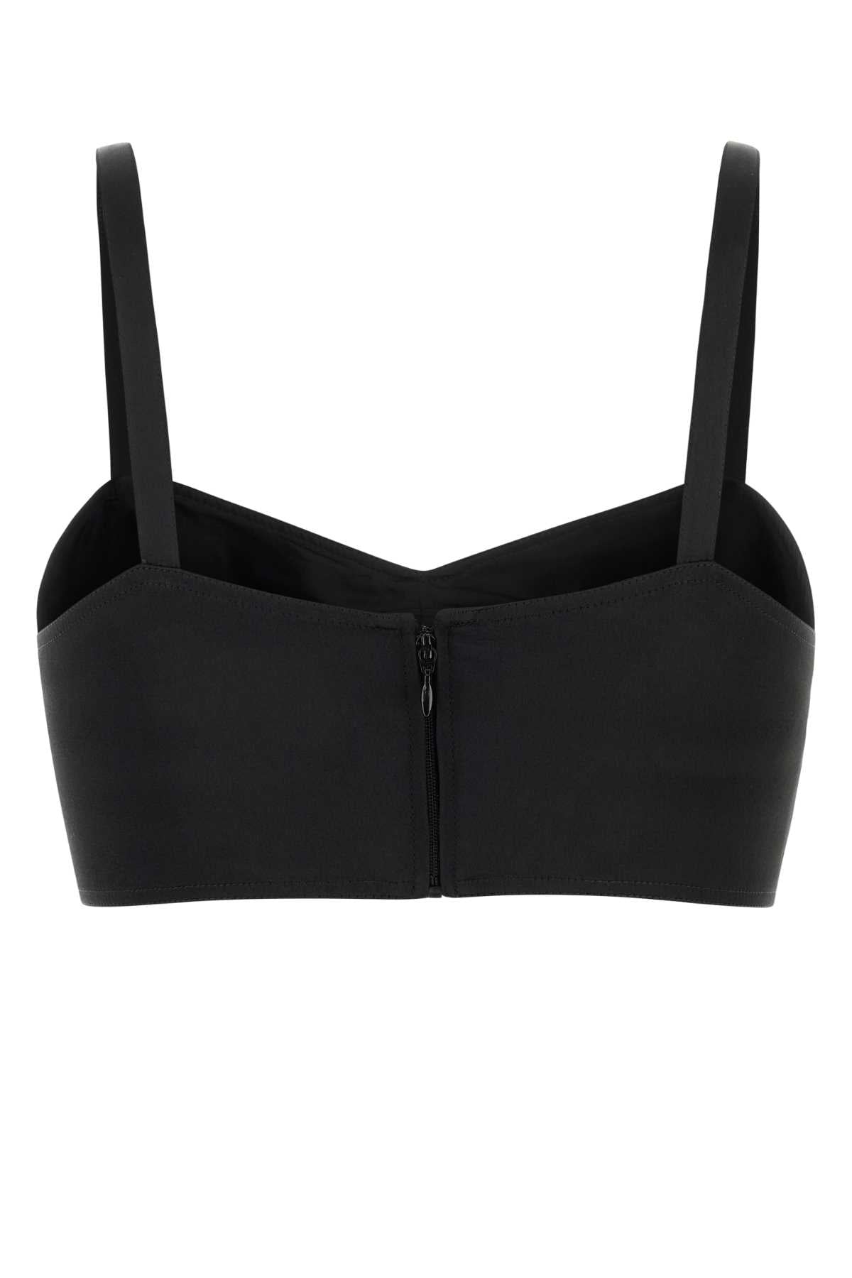 PRADA Satin Mini Crop-Top