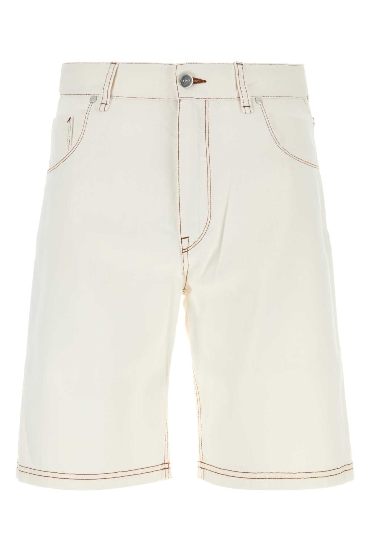 FENDI Classic Denim Bermuda Shorts for Men