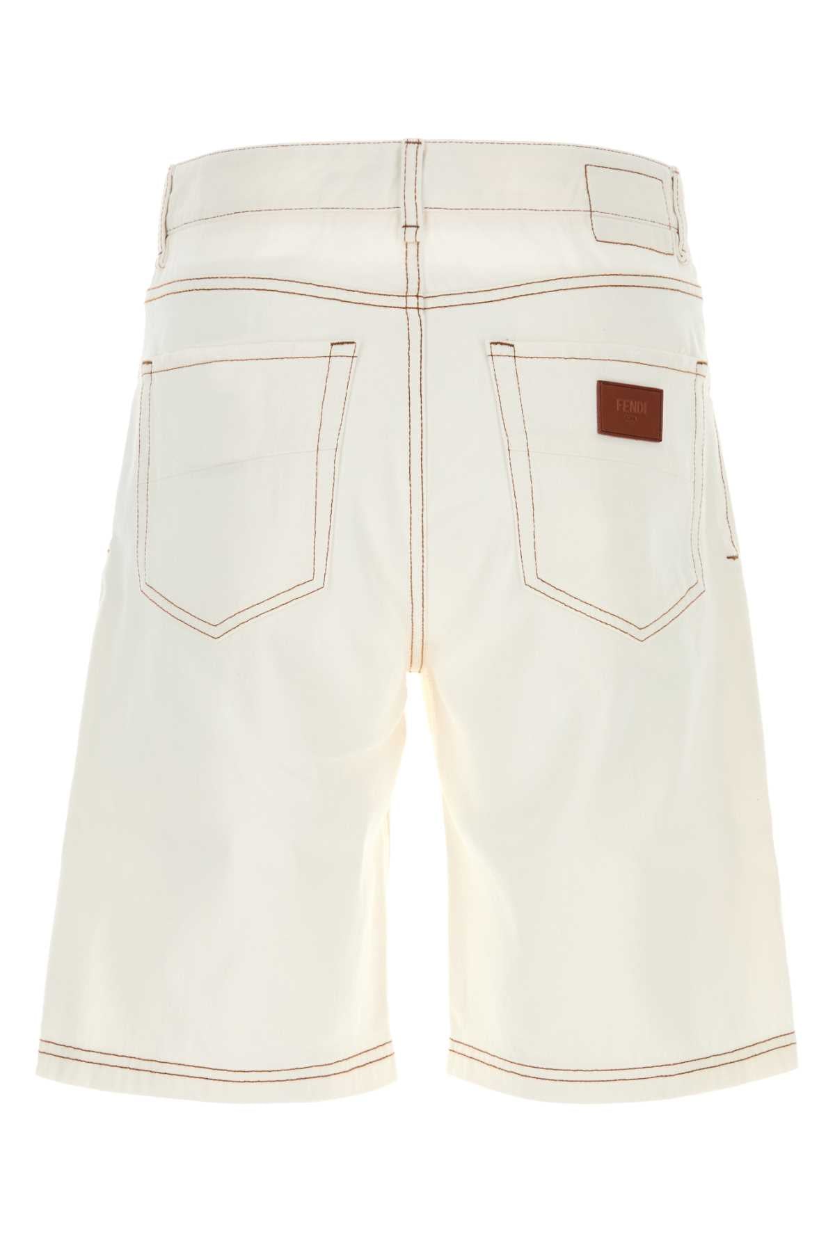 FENDI Classic Denim Bermuda Shorts for Men
