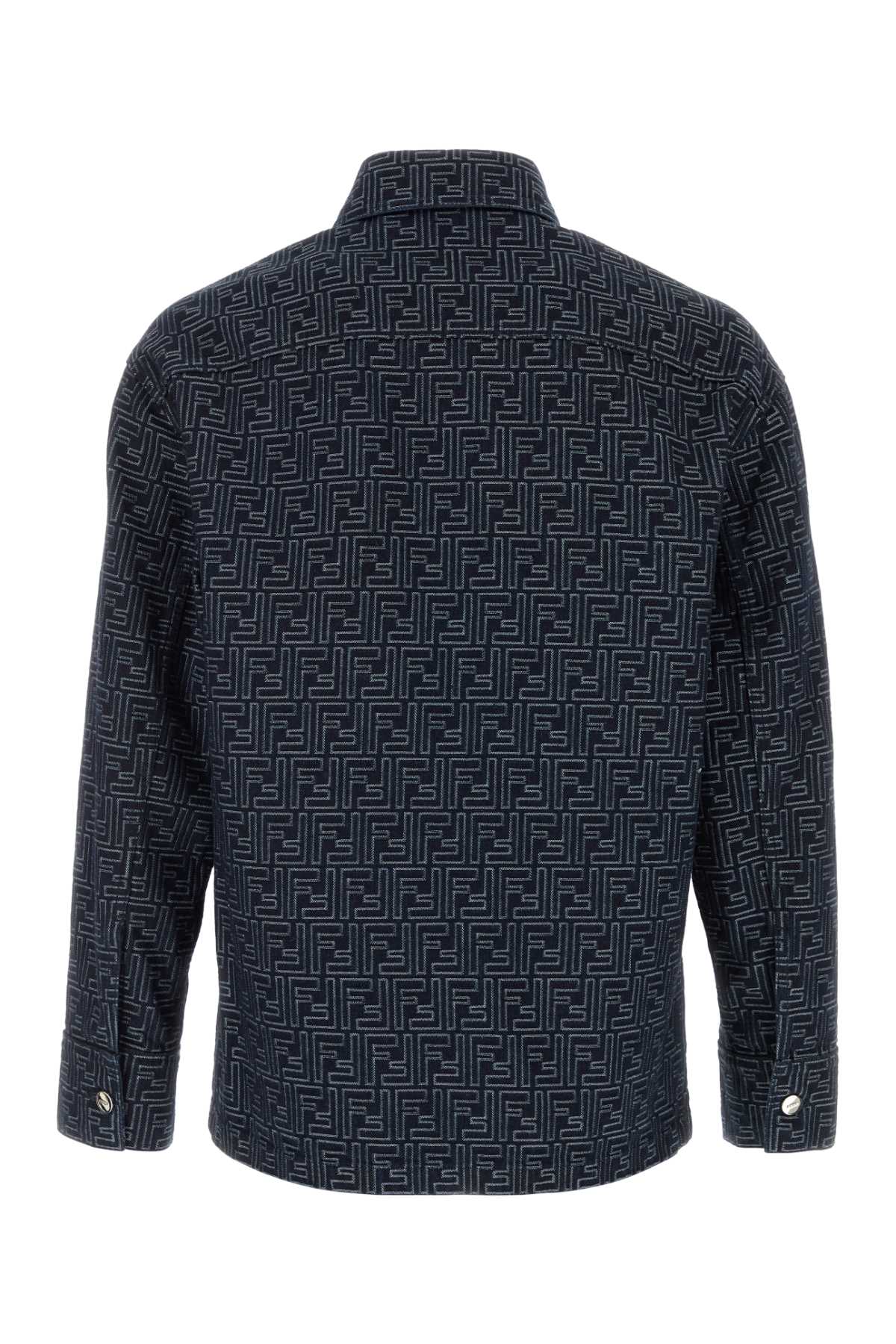 FENDI Embroidered Denim Jacket - Men's Fashion Statement