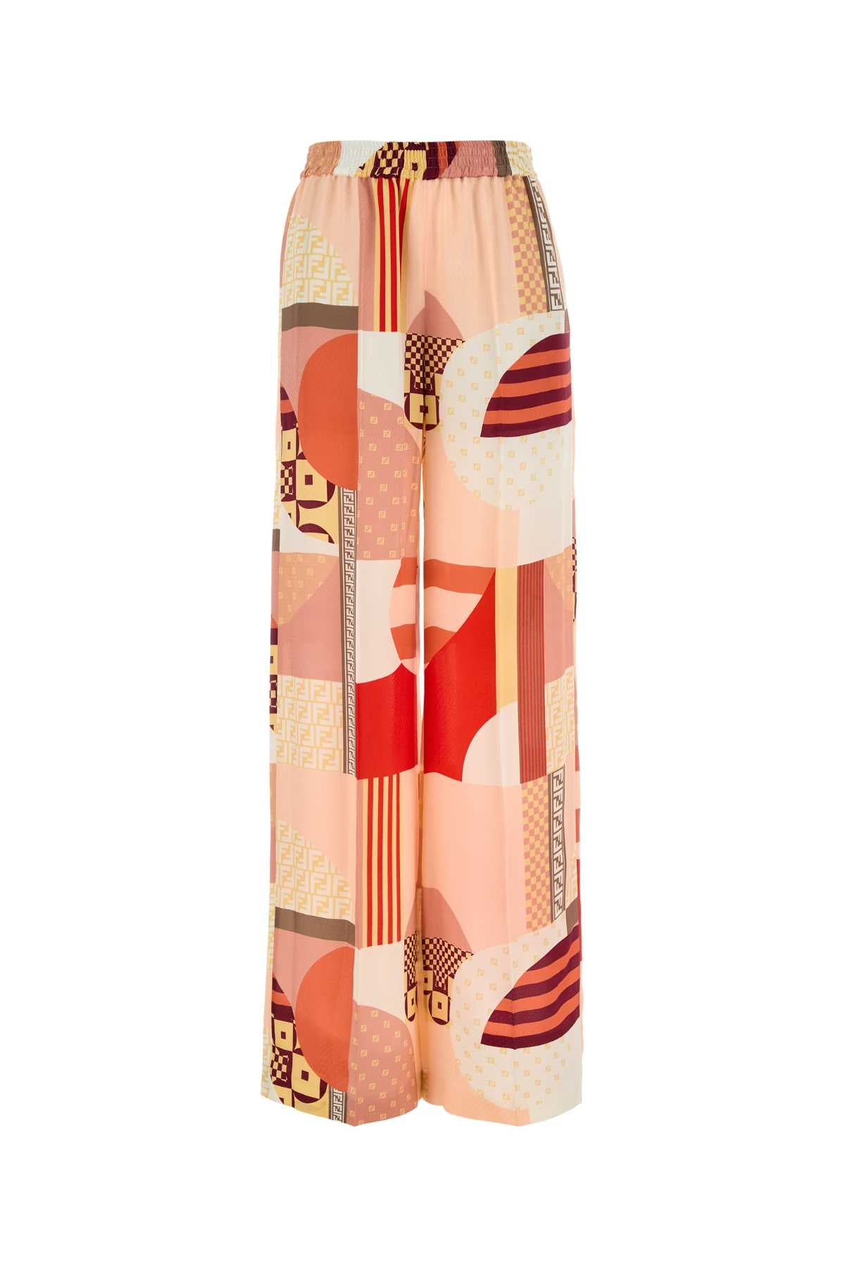 FENDI Printed Crepe Pyjama Pants for Women - Perfect for Relaxation