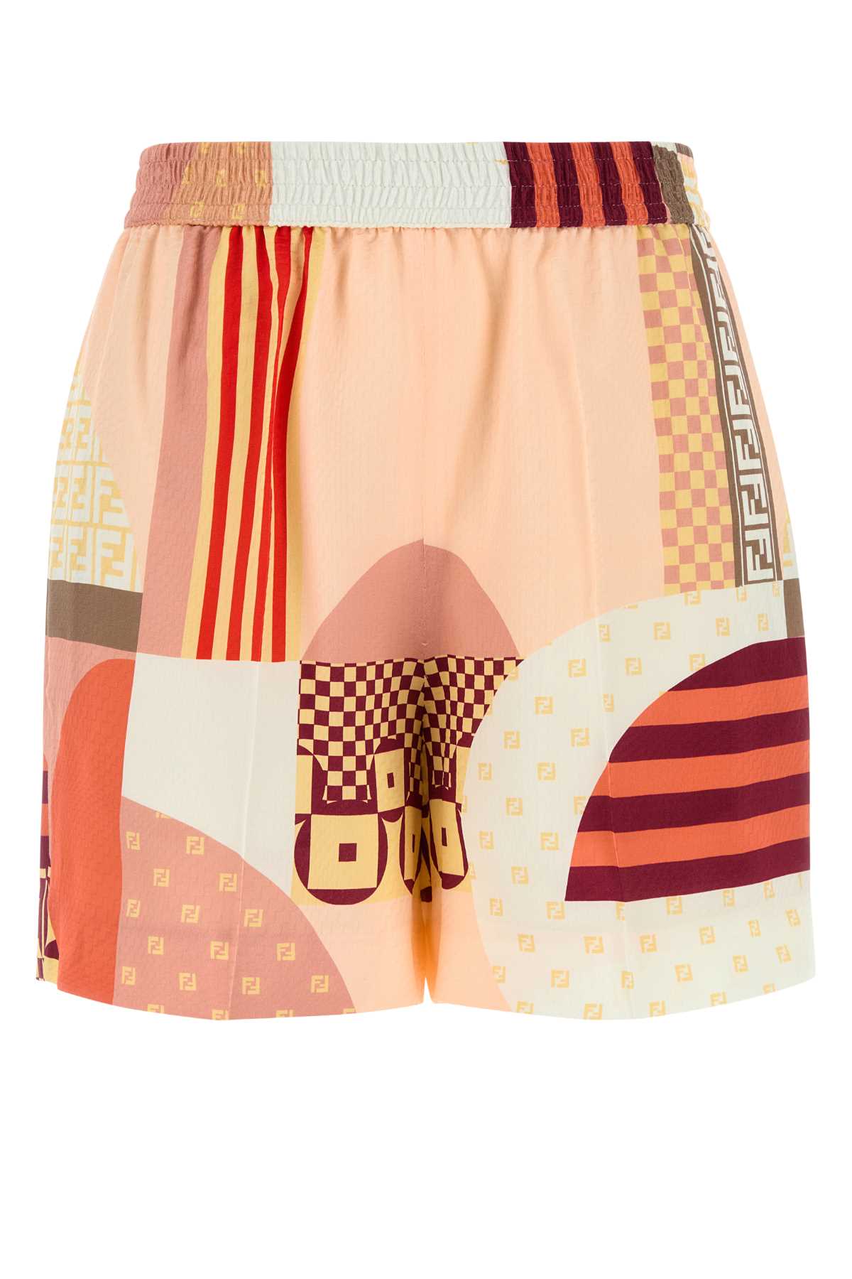 FENDI Printed Crepe Shorts for Women - Chic Style