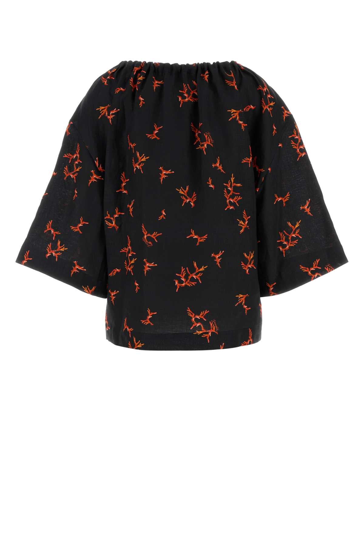 FENDI Printed Linen Blouse for Women