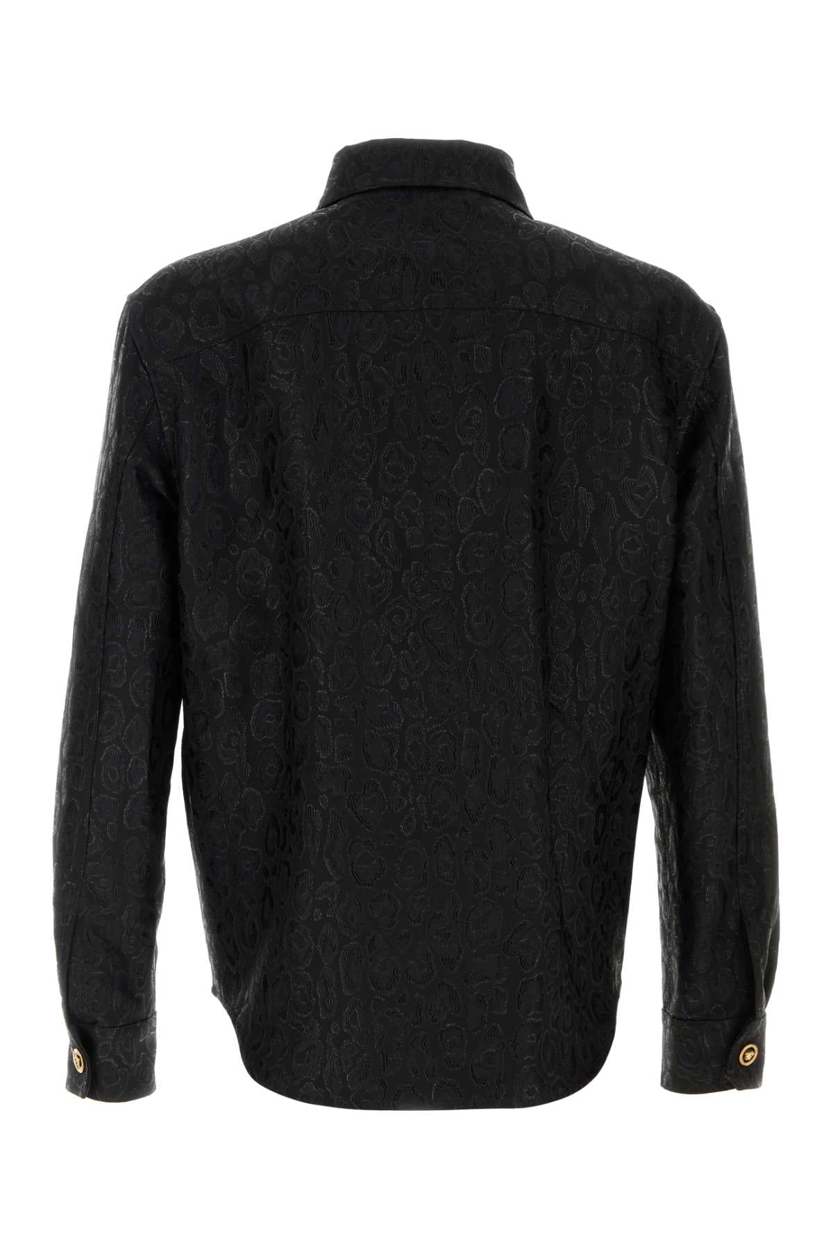 VERSACE Jacquard Long Sleeve Shirt for Men