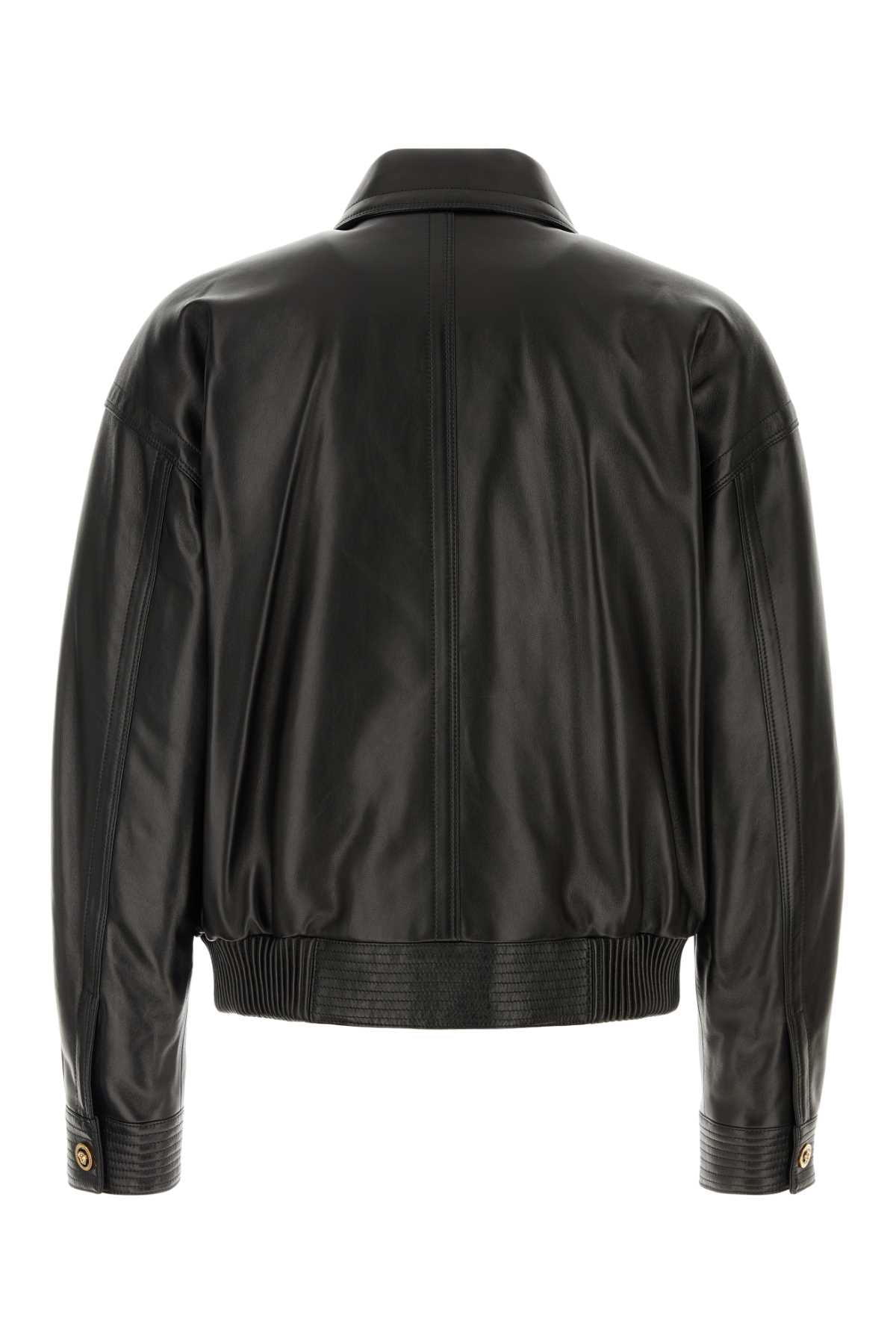 VERSACE Luxe Leather Jacket for Men