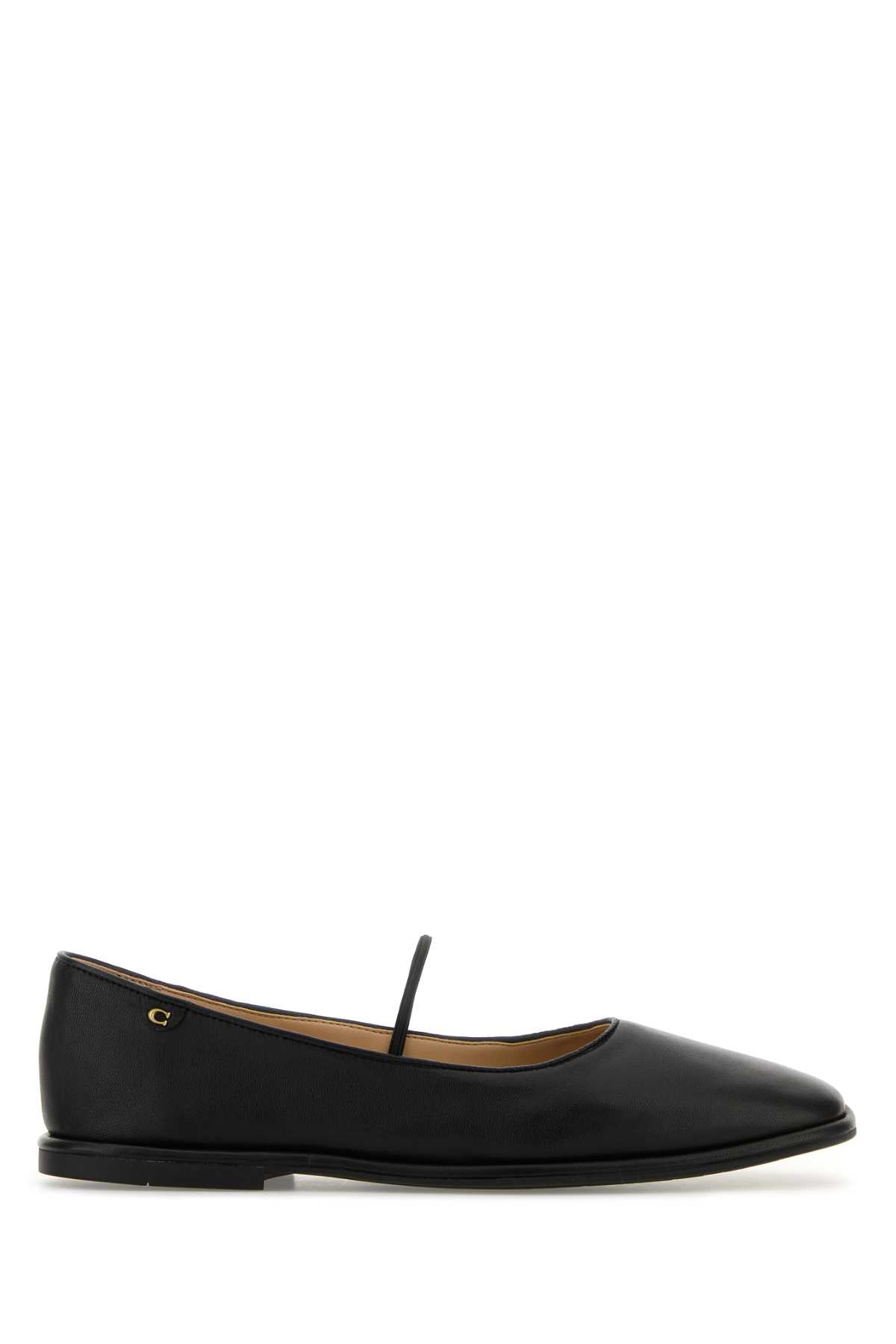 COACH NEW YORK Women's Leather Emilia Ballerinas