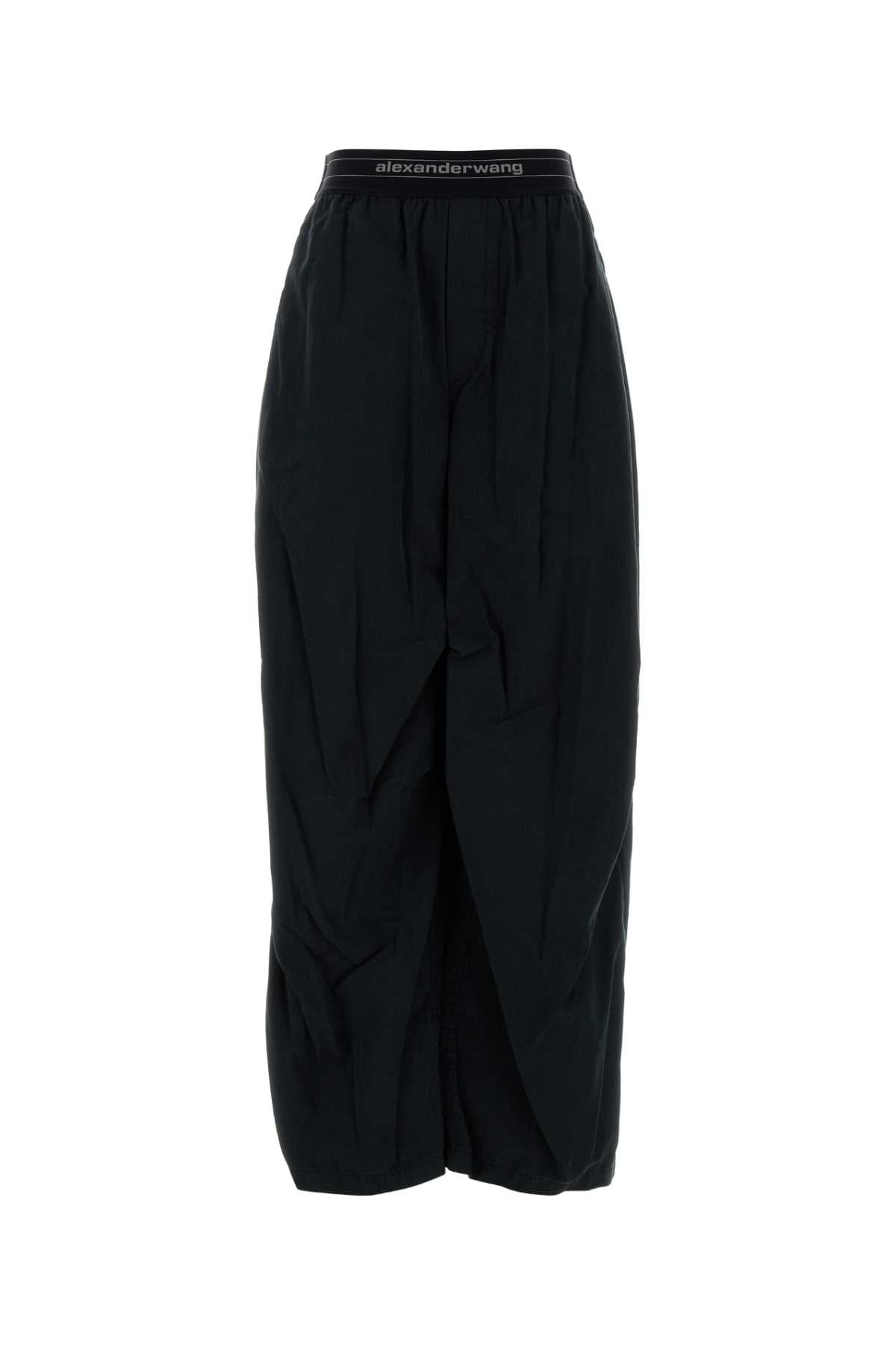 ALEXANDER WANG Wide-Leg Cotton Blend Pants for Women