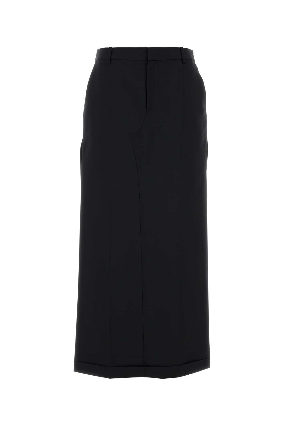 ALEXANDER WANG Mid Rise Tailored Maxi Skirt