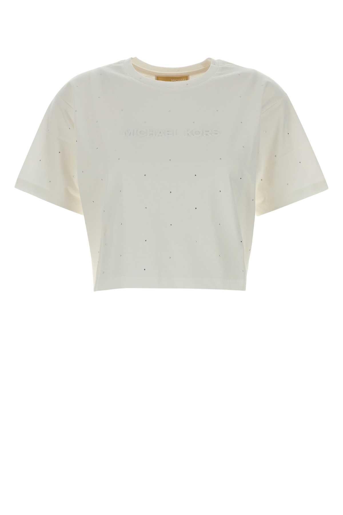 MICHAEL BY MICHAEL KORS Cotton T-Shirt for Women - Fall 2025 Fashion