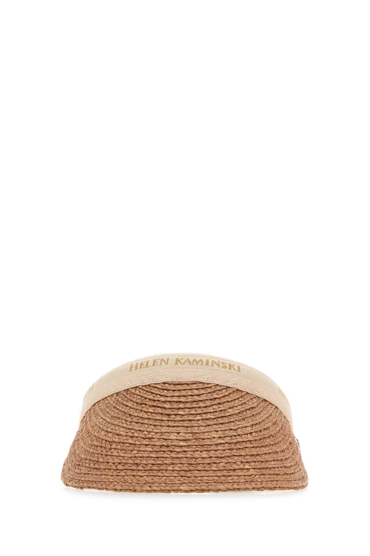 HELEN KAMINSKI Raffia Bianca Mini Visor