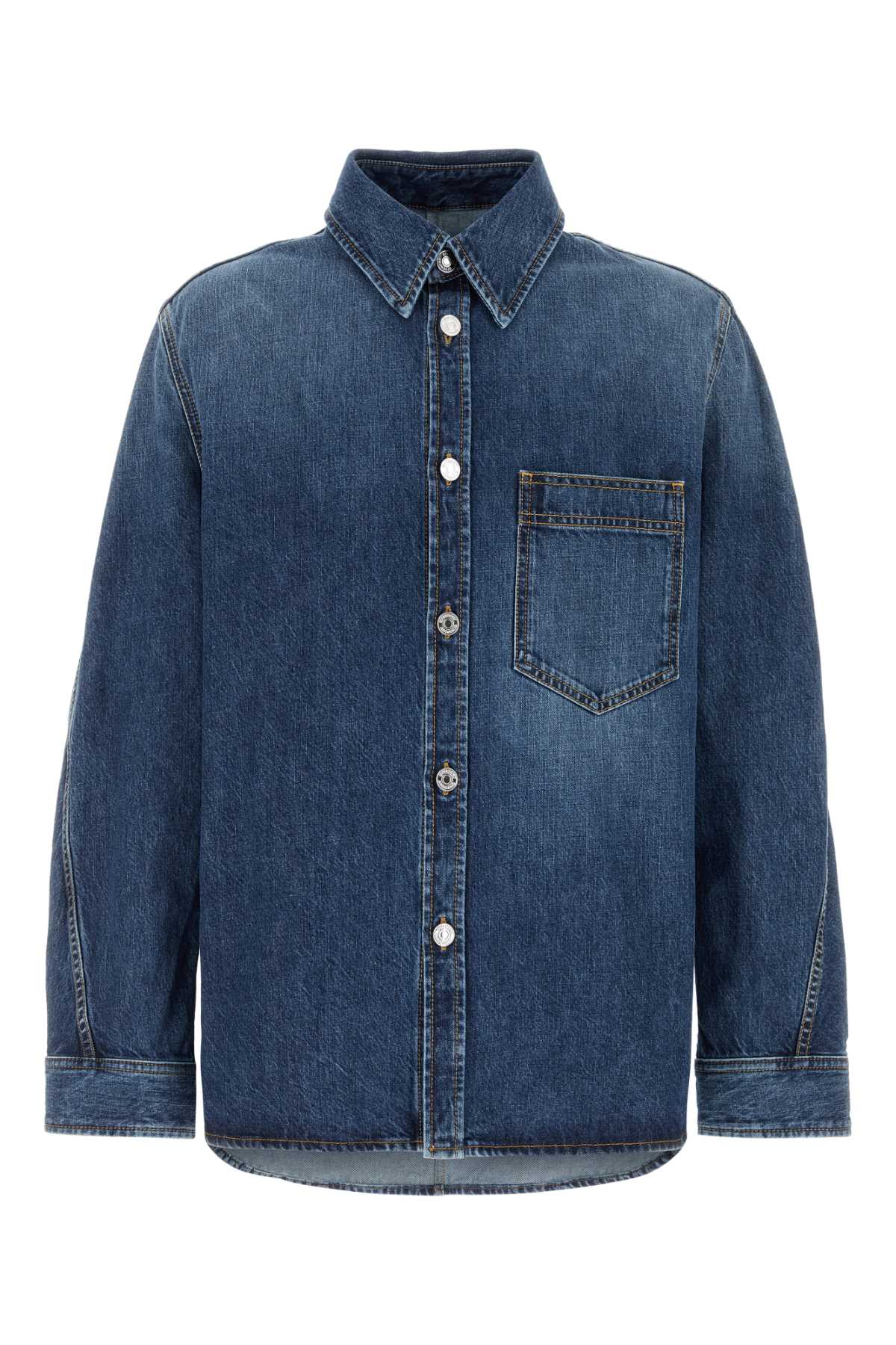 GIVENCHY Classic Denim Shirt for Men - 25W Season