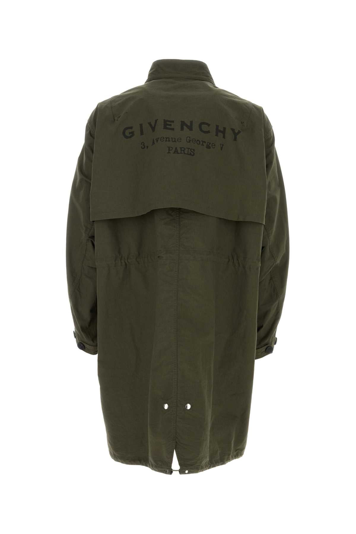 GIVENCHY Cotton Blend Parka Jacket for Men - 25W Season