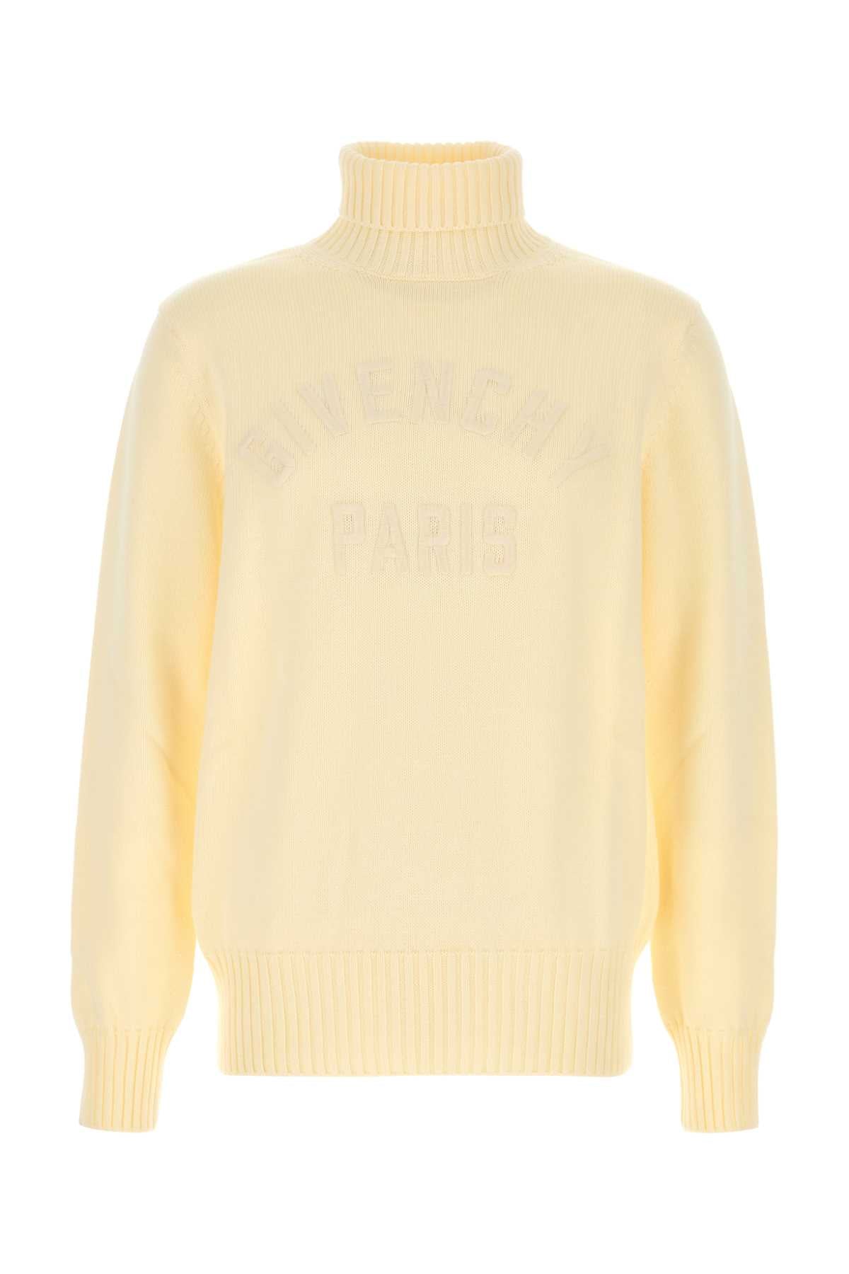 GIVENCHY Classic Cream Cotton Sweater for Men