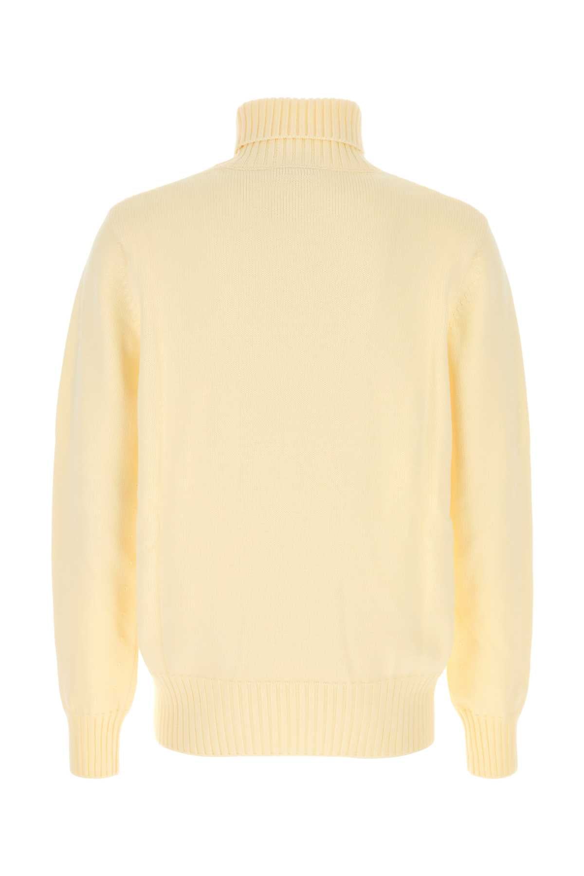 GIVENCHY Classic Cream Cotton Sweater for Men
