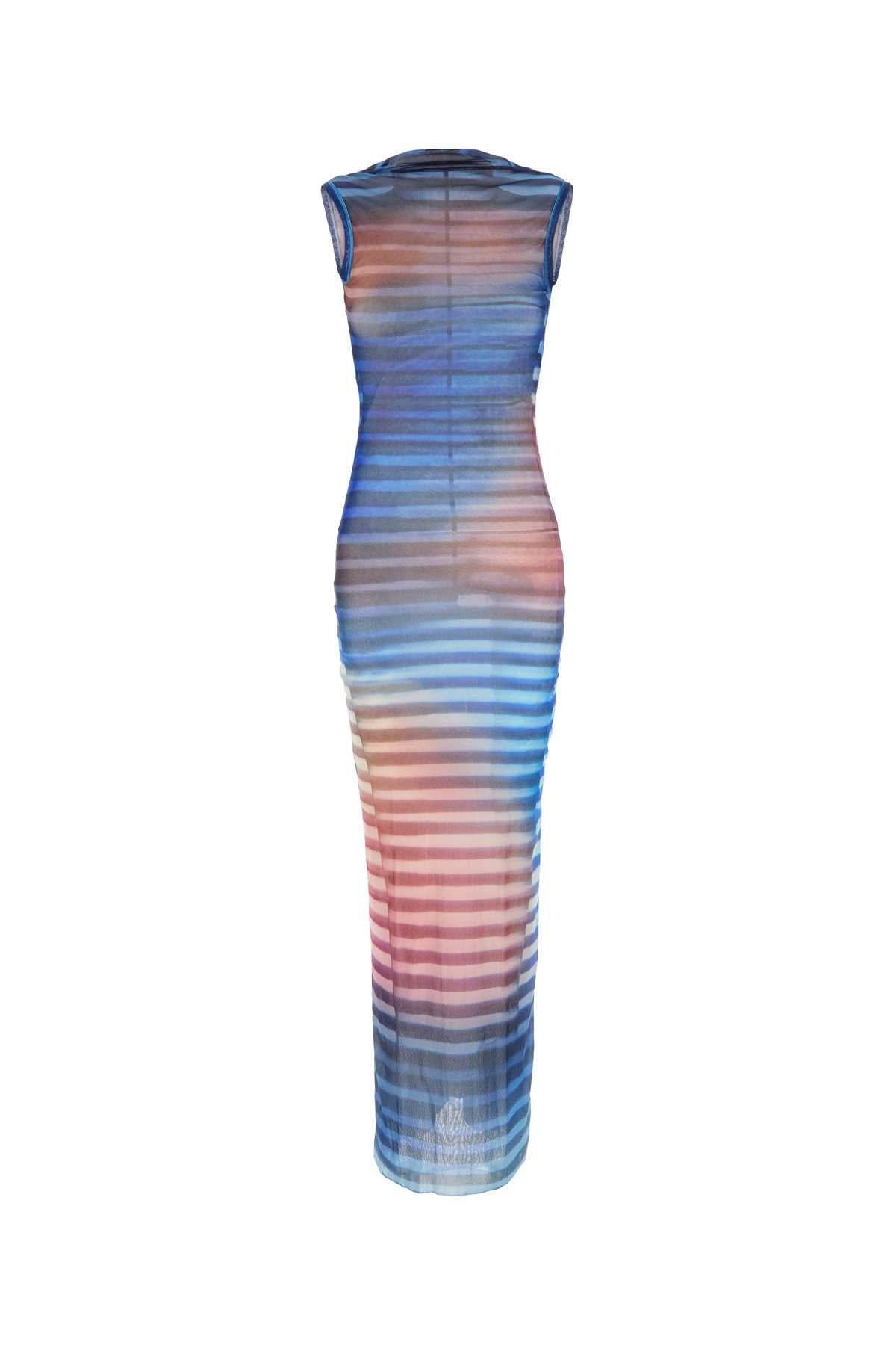 JEAN PAUL GAULTIER Printed Tulle Air Dress - Mini Style