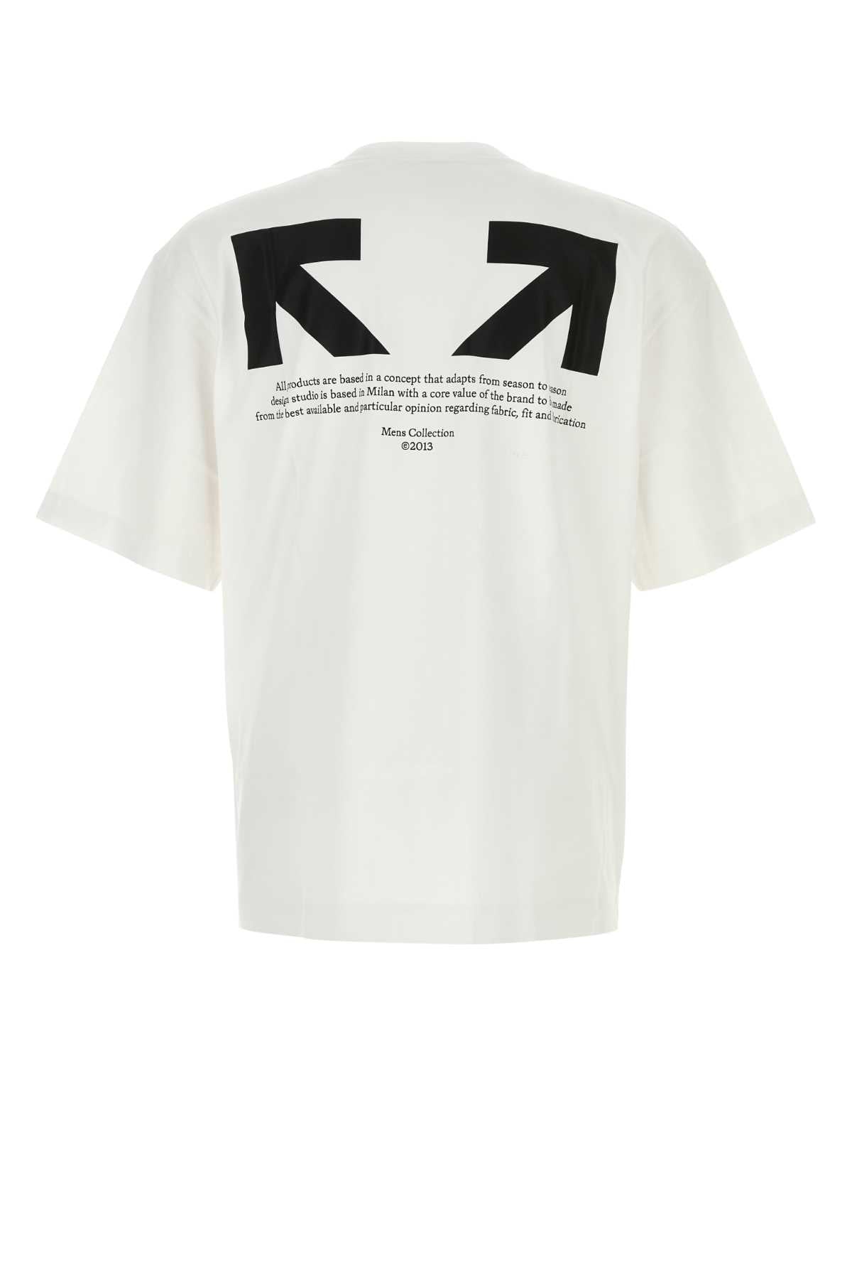 OFF WHITE Classic Cotton T-Shirt for Men - FW25