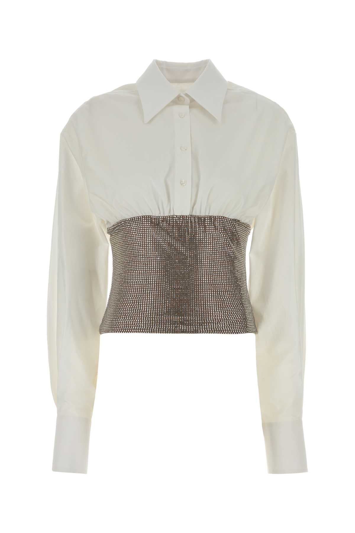 GIUSEPPE DI MORABITO Chic Poplin Shirt for Women