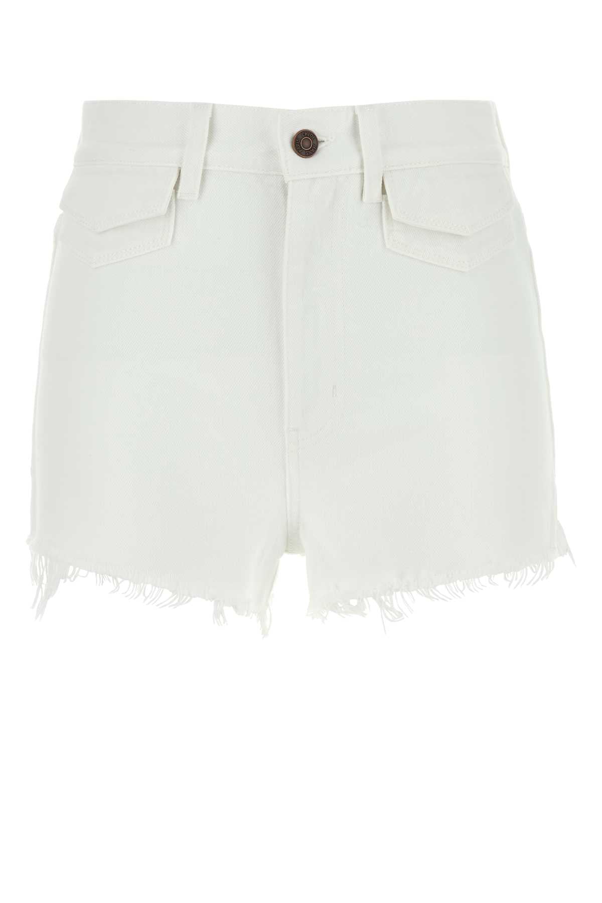 CHLOE Effortless Denim Mini Shorts for Women