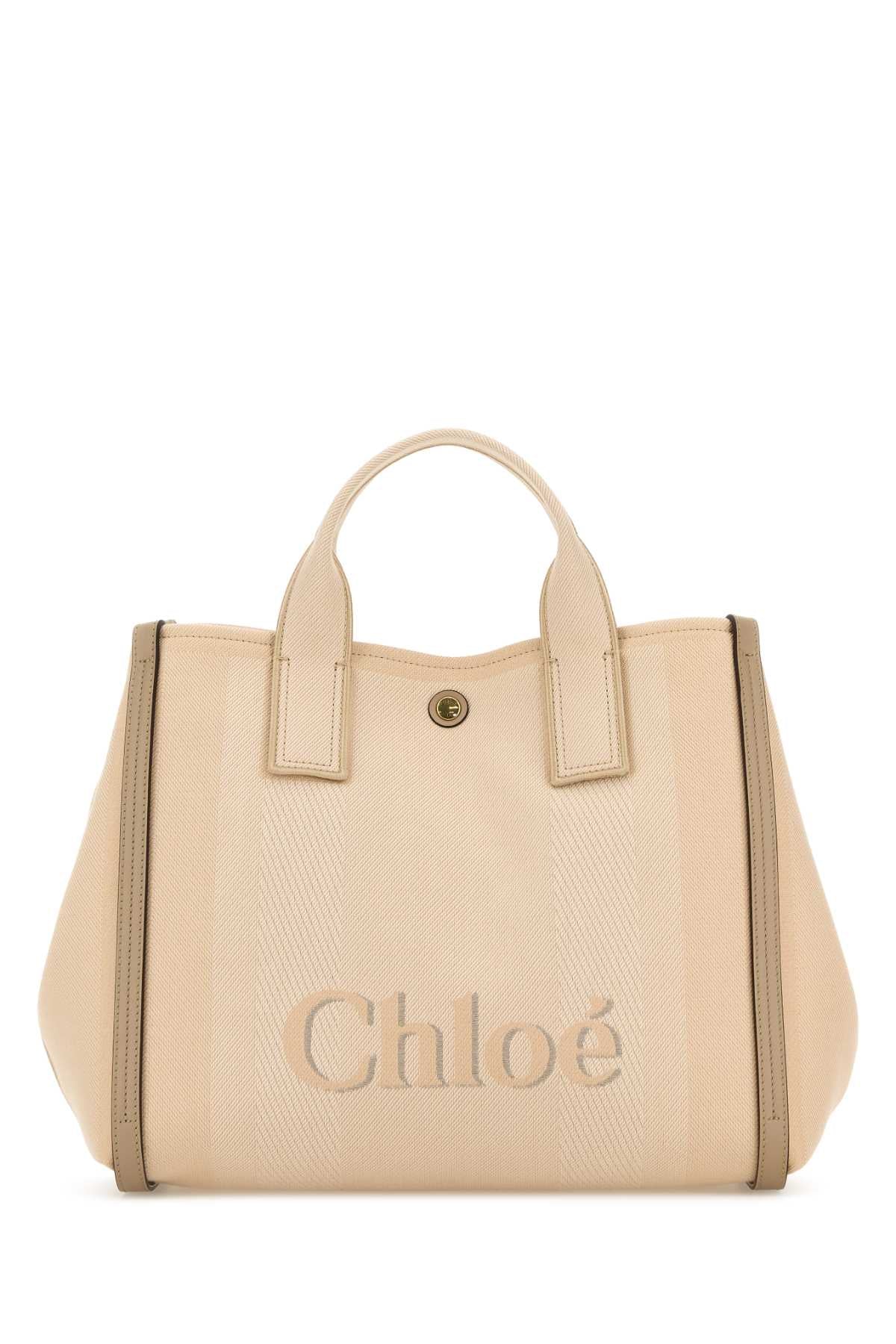 CHLOE Multicolor Canvas Carry Shopping Handbag - 40cm x 29cm x 16cm