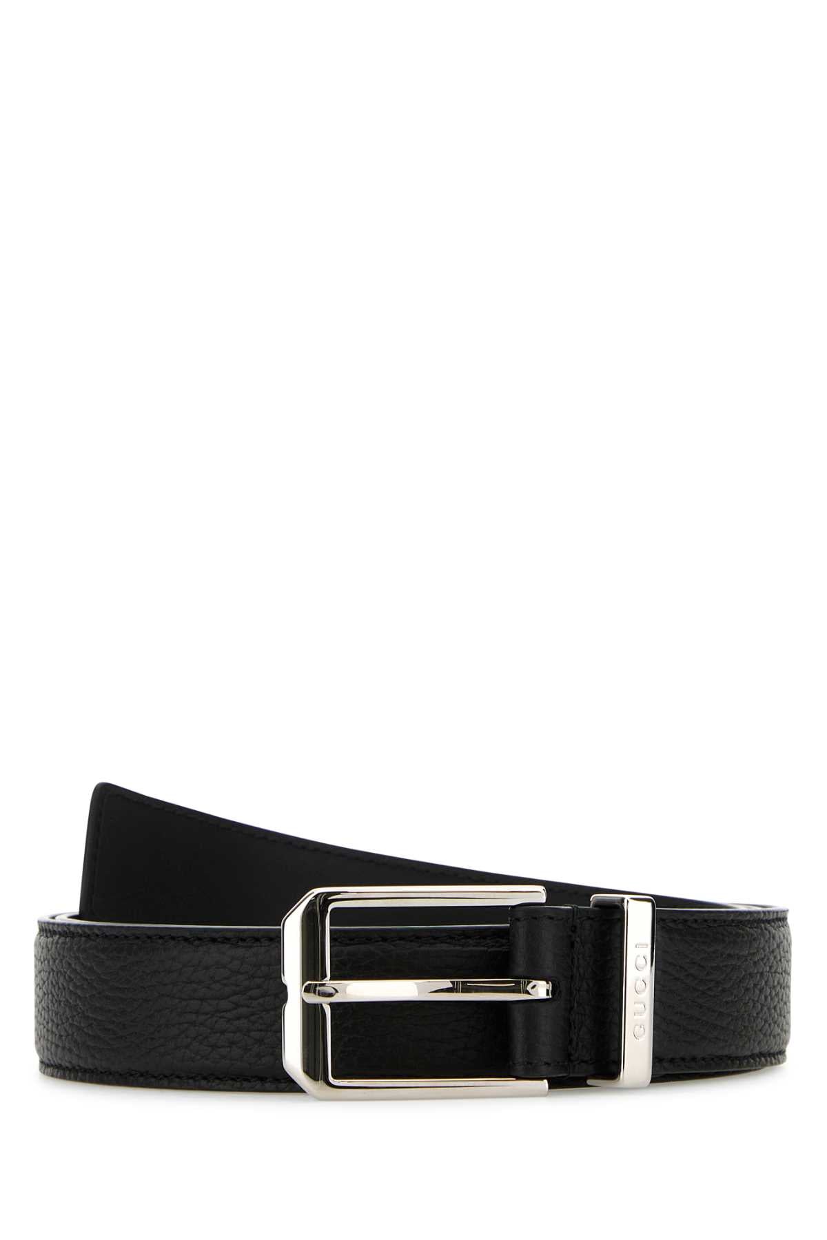 GUCCI Classic Leather Belt - 3 cm Height